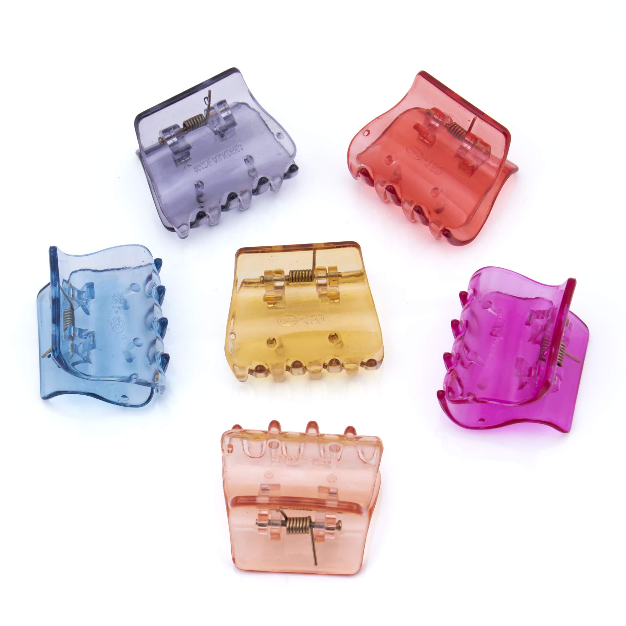 Elegant Butterfly Hair Clips for Women & Girls - 6 Pack Multicolor Hair Accessories (Size M) | Perfect for Parties, Weddings & Everyday Style (SKR70507)