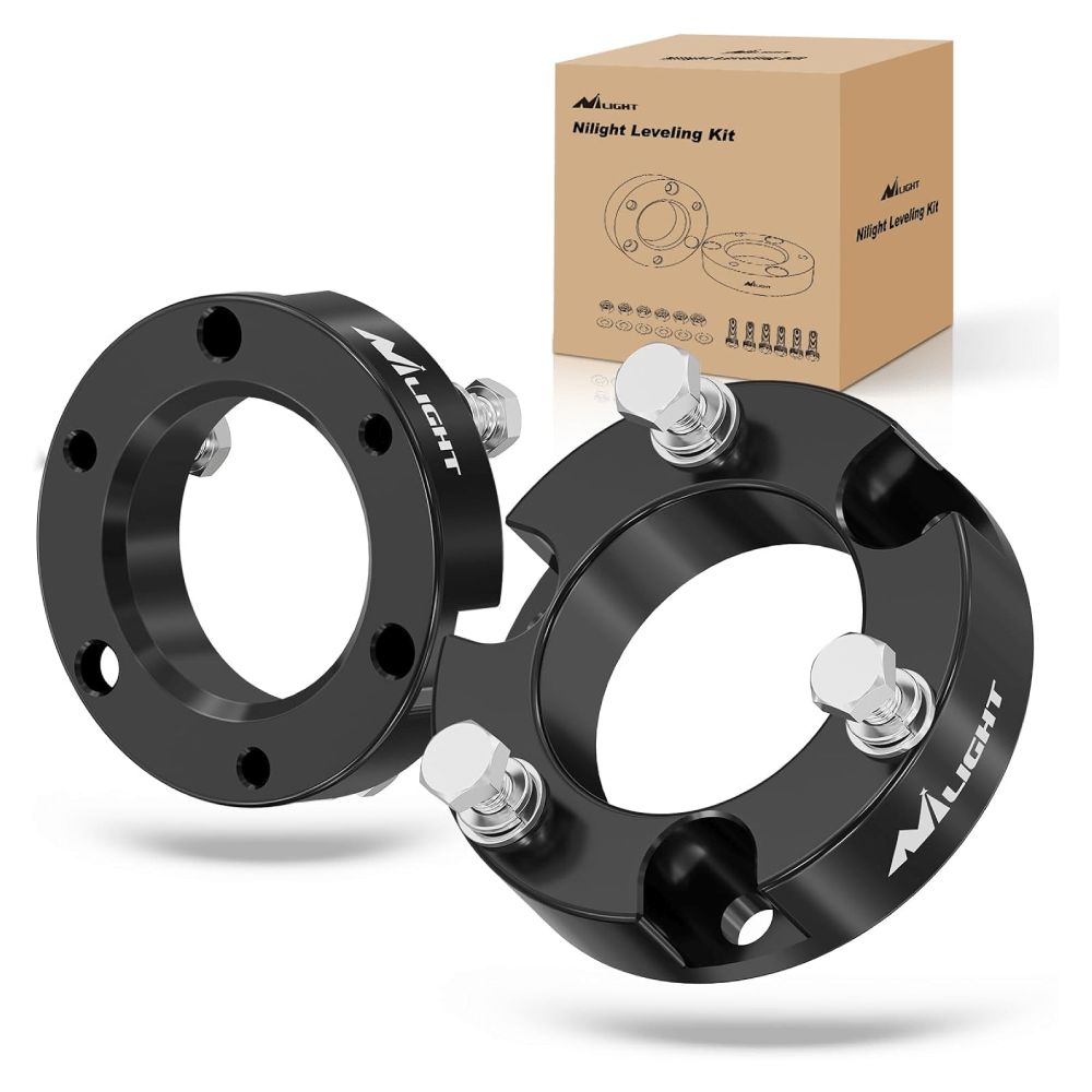 2 Inch Leveling Lift Kit for 2007-2022 Toyota Tundra 2WD/4WD - Front Suspension Strut Spacers - Off-Road & Truck Leveling Solution for Improved Ground Clearance