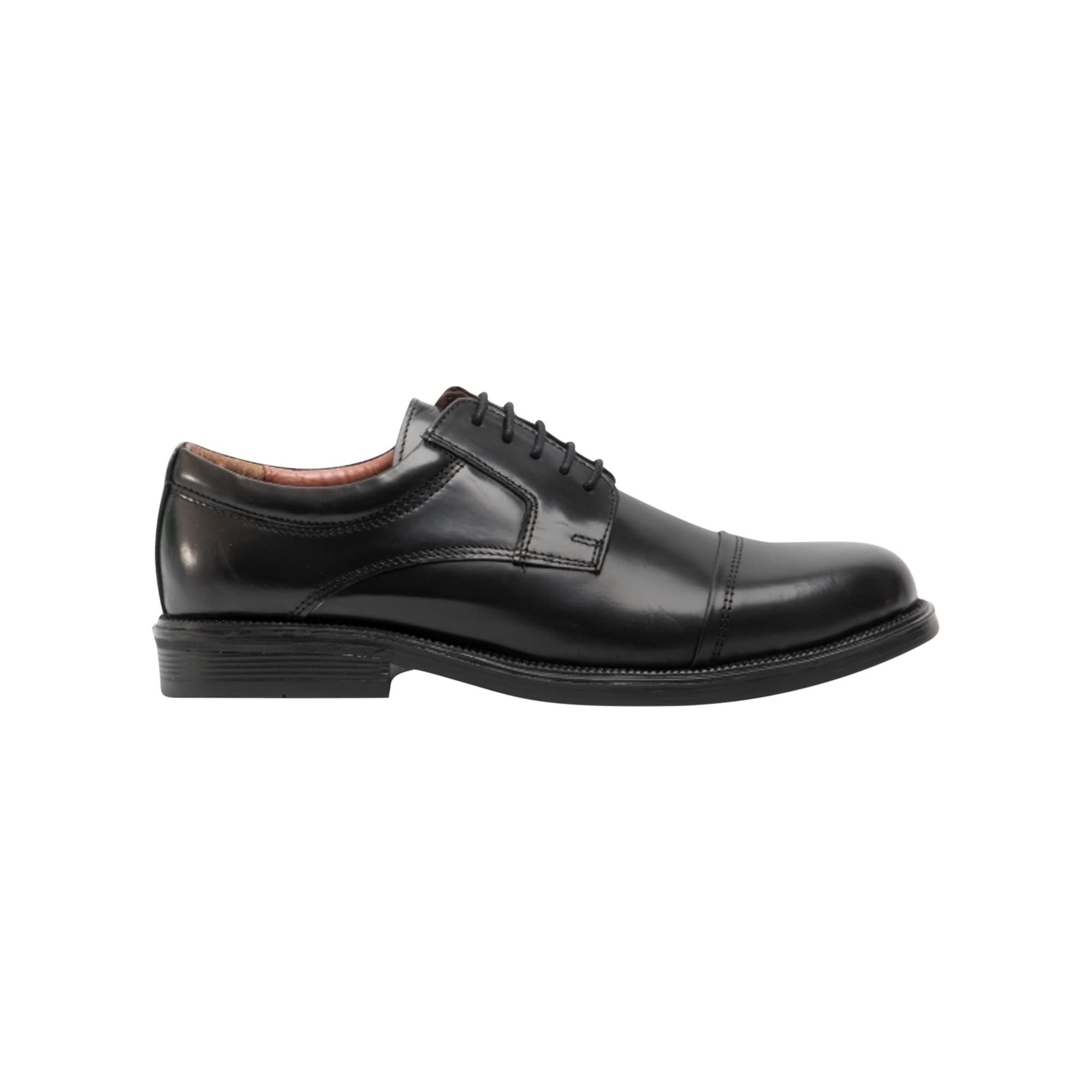 Men's Scimitar Capped Toe Gibson Leather Dress Shoes - Classic Formal & Business Attire for Office, Weddings & Special Occasions