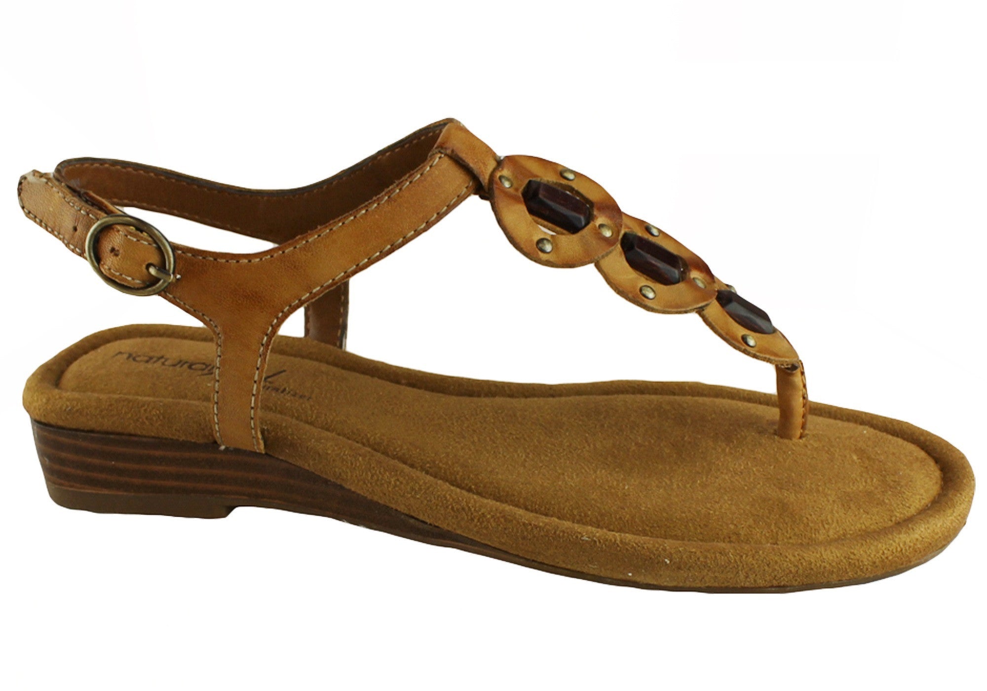 Naturalizer Rolla Women's Leather Sandals - Comfortable & Stylish Casual Footwear for Summer, Beach, and Everyday Wear