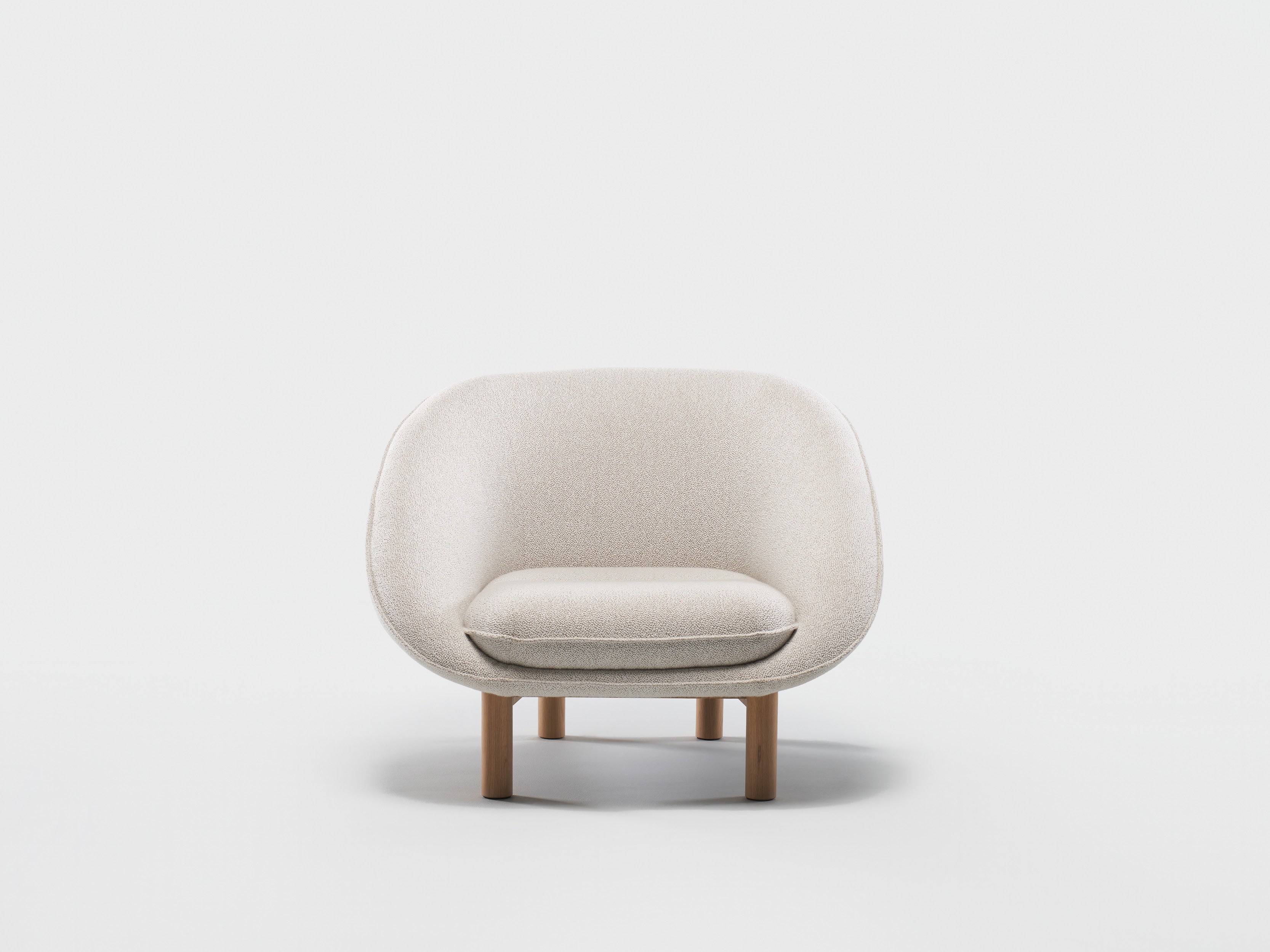 Portobello Chair - Modern Accent Chair for Living Room, Bedroom, or Office - Comfortable Upholstered Lounge Chair with Sturdy Wooden Legs - Perfect for Reading, Relaxing, and Home Decor