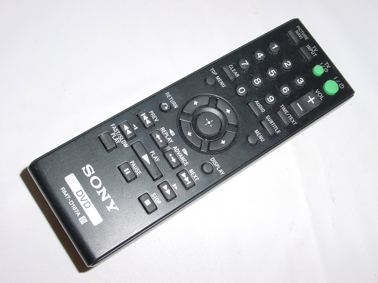 Original SONY RMT-D187A DVD Player Remote Control Replacement for Sony DVPFX950 DVPNS611HP DVPNS710 - Compatible with Multiple Sony DVD Players for Home Entertainment Systems