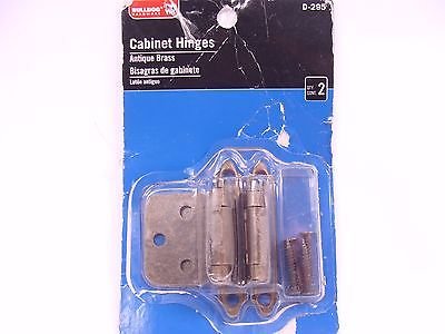 Bulldog 3506163228 Antique Brass Cabinet Hinge - 3.5