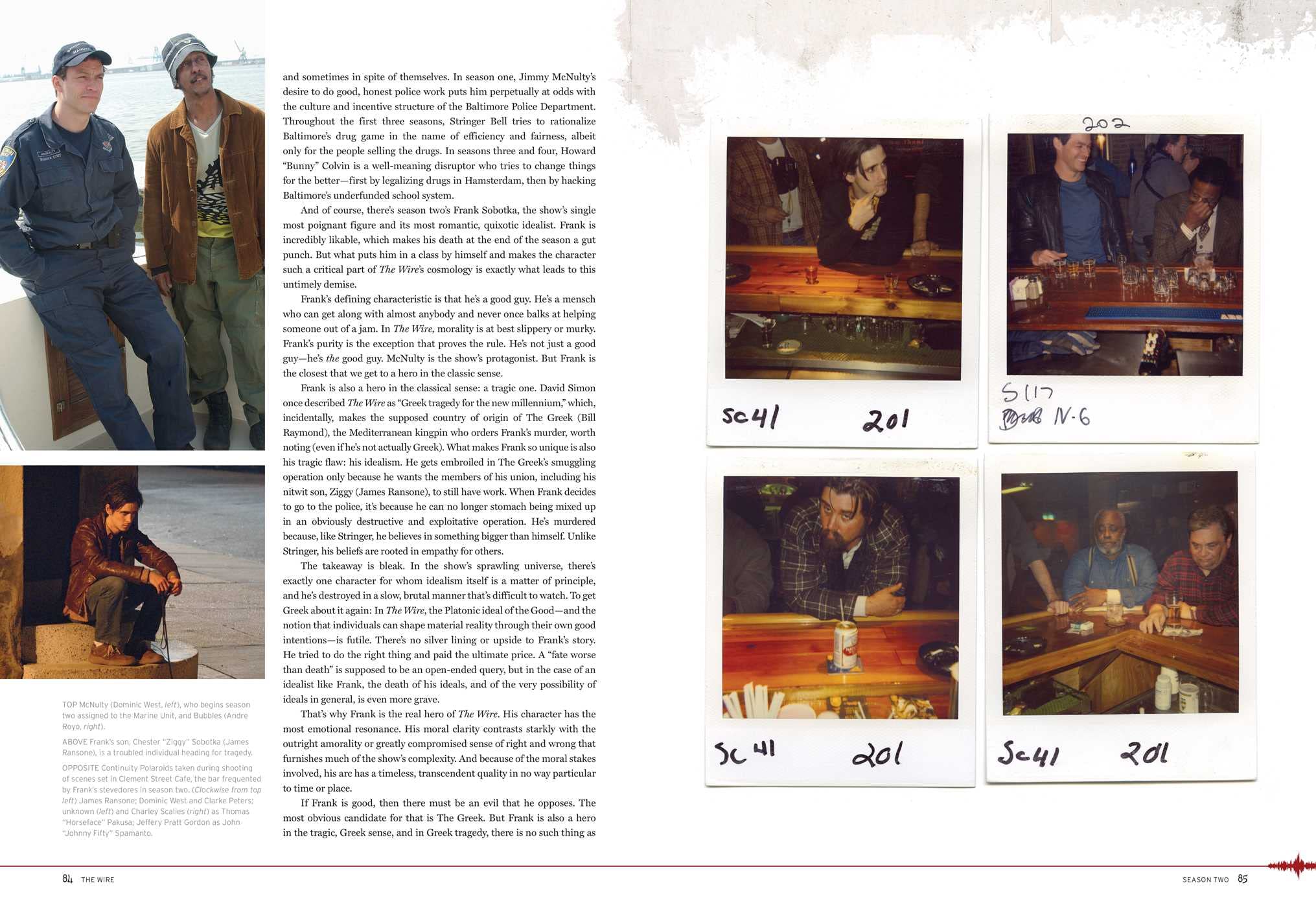 The Wire Book - Complete Visual History for TV Fans & Coffee Tables