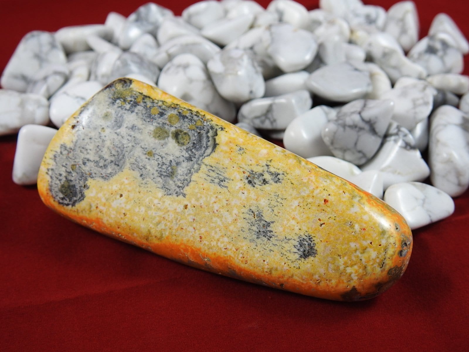 Natural Bumblebee Jasper Free Form Stone - Healing Crystal for Meditation, Yoga & Home Decor | Unique Handcrafted Gemstone for Spiritual Energy & Positive Vibes