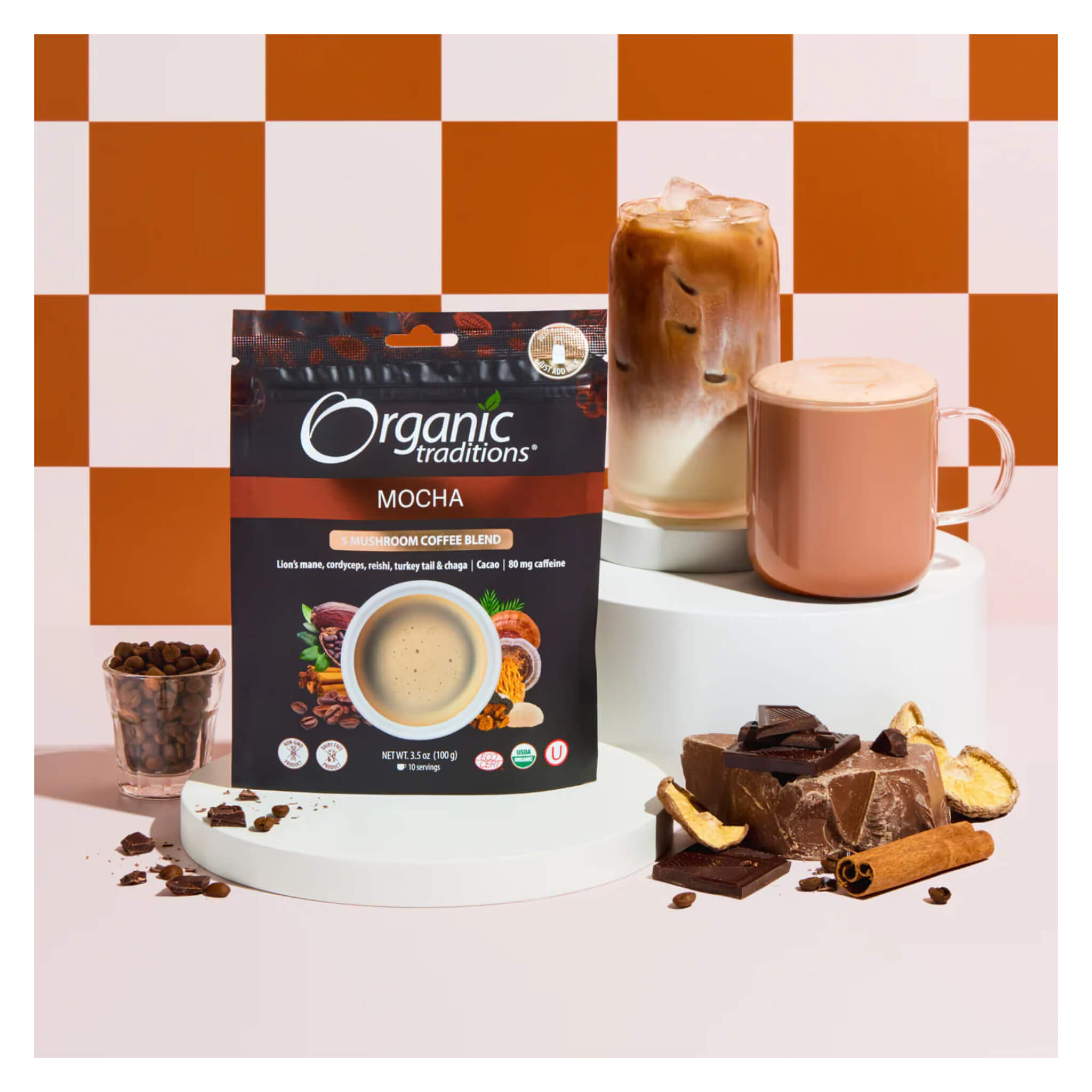 Premium Mocha Coffee Beans - Rich & Smooth Flavor for Espresso & Drip Brewing | Perfect for Home, Office & Cafes