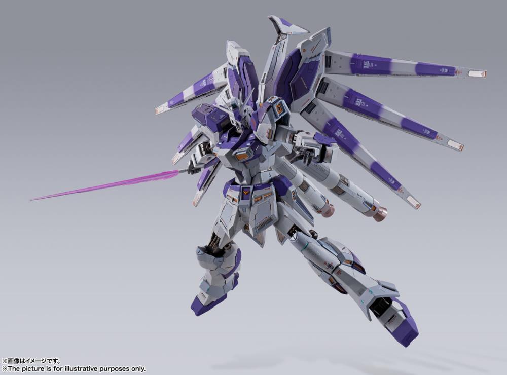 Bandai Metal Build RX-93 v2 Hi-Nu Gundam Action Figure - Premium Collectible Model for Gundam Fans & Anime Collectors | Perfect for Display, Gifts, and Anime-Themed Decor