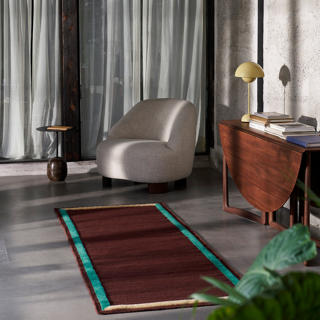 Framed AP13 AP14 Rug - Modern Handmade Area Rug for Living Room, Bedroom, and Office Decor - Perfect for Home and Office Interior Design