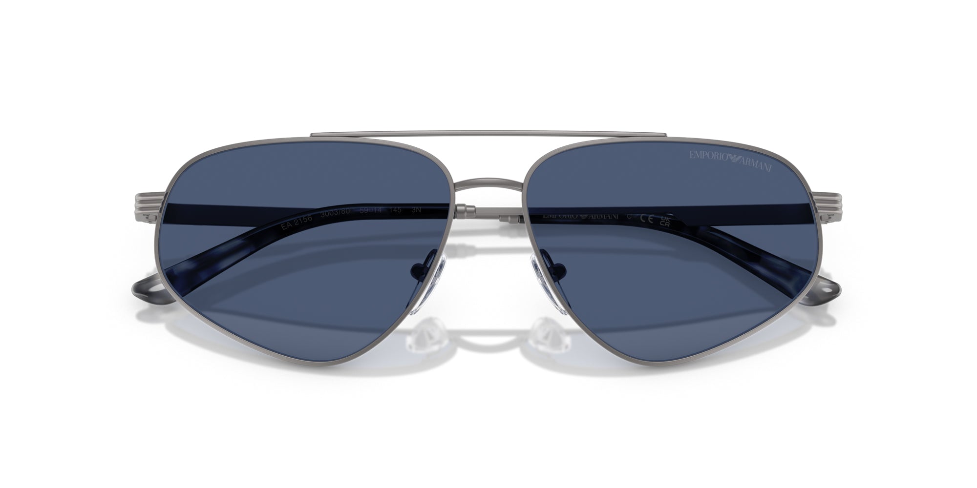 Emporio Armani EA2156 Sunglasses - Polarized UV Protection Aviator Style for Men & Women - Perfect for Driving, Travel & Outdoor Activities