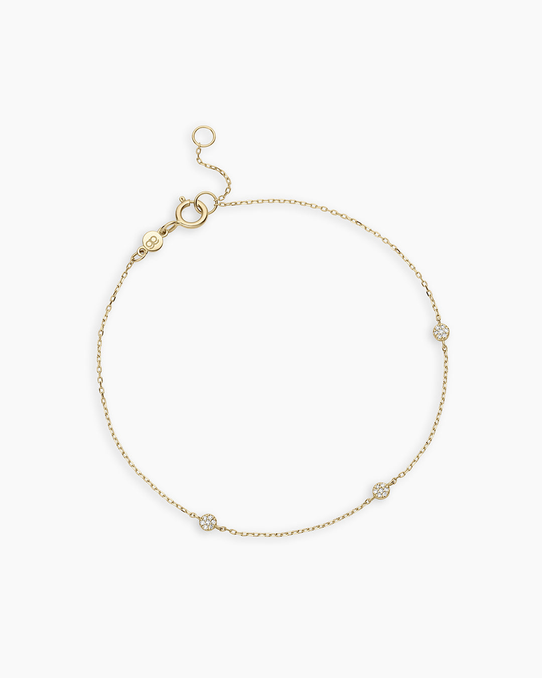 Diamond Pave Dot Bracelet for Women - 14K Gold Plated Sparkling Tennis Bracelet | Perfect for Parties, Weddings & Everyday Elegance
