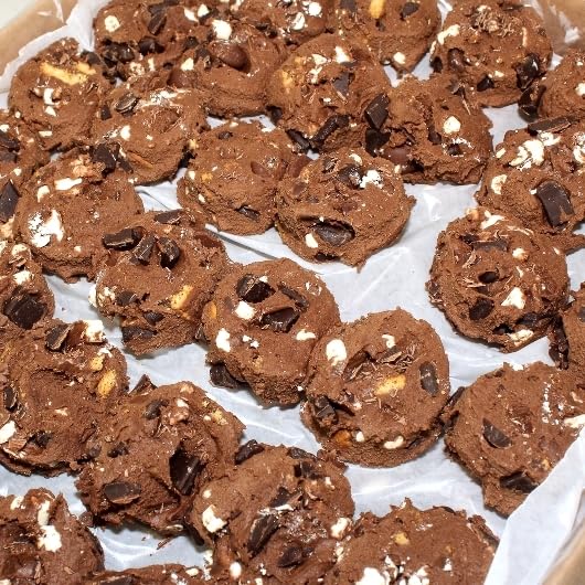 David's Cookies S'mores Cookie Dough - 1.5 oz Pack of 213 | Ready-to-Bake Gourmet Dessert for Parties, Camping & Family Treats