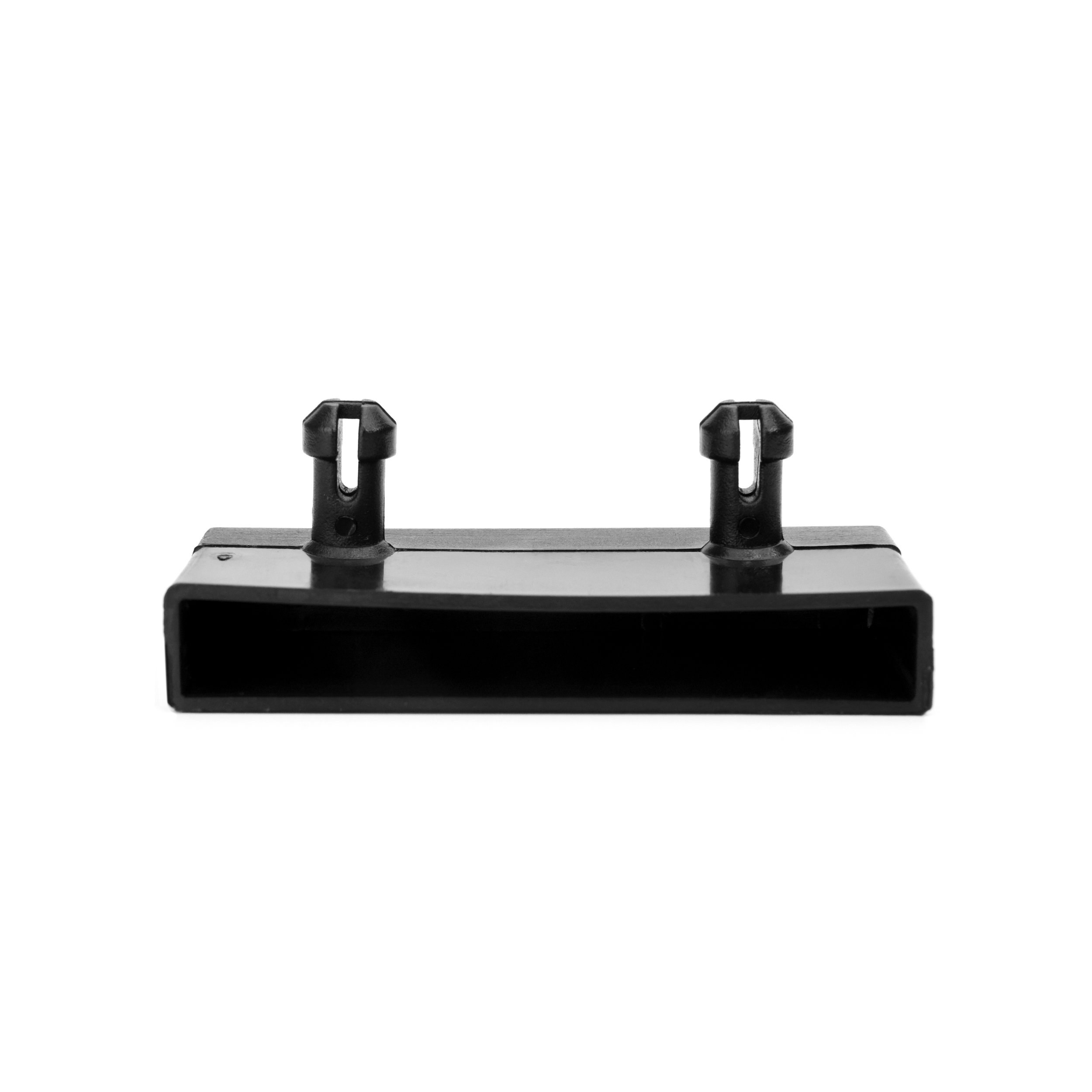 63mm x 12mm Metal Bed Frame Side Slat Holder Caps - 2 Prong Design (Pack of 10) - Perfect for Bed Frame Repair and Reinforcement in Home Furniture Assembly