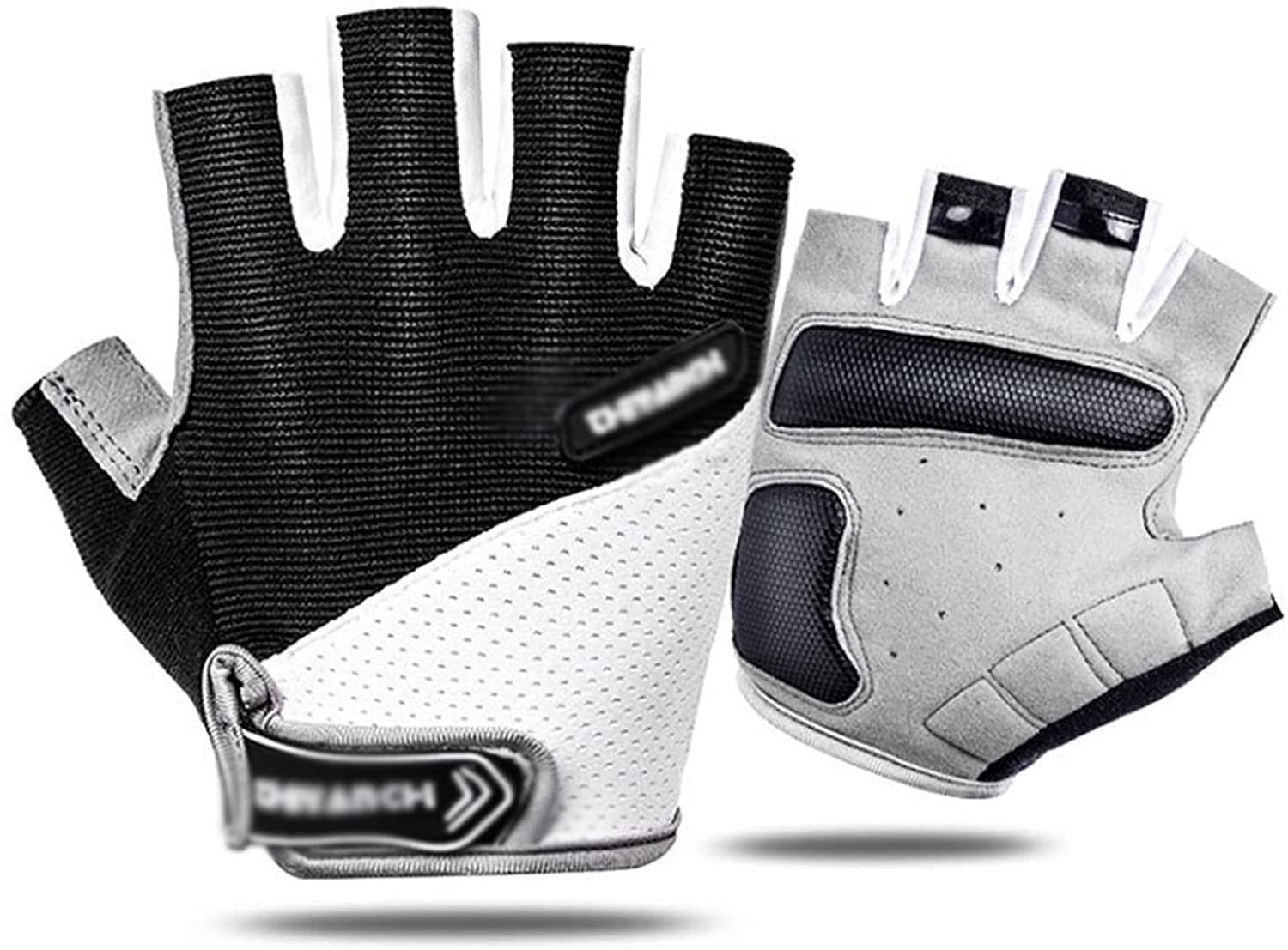 Breathable Mesh Half Finger Cycling Gloves for Men & Women - Non-Slip Bike Gloves with High Elasticity for Mountain Biking, Road Cycling & Workout | Perfect for Summer Riding & Outdoor Sports