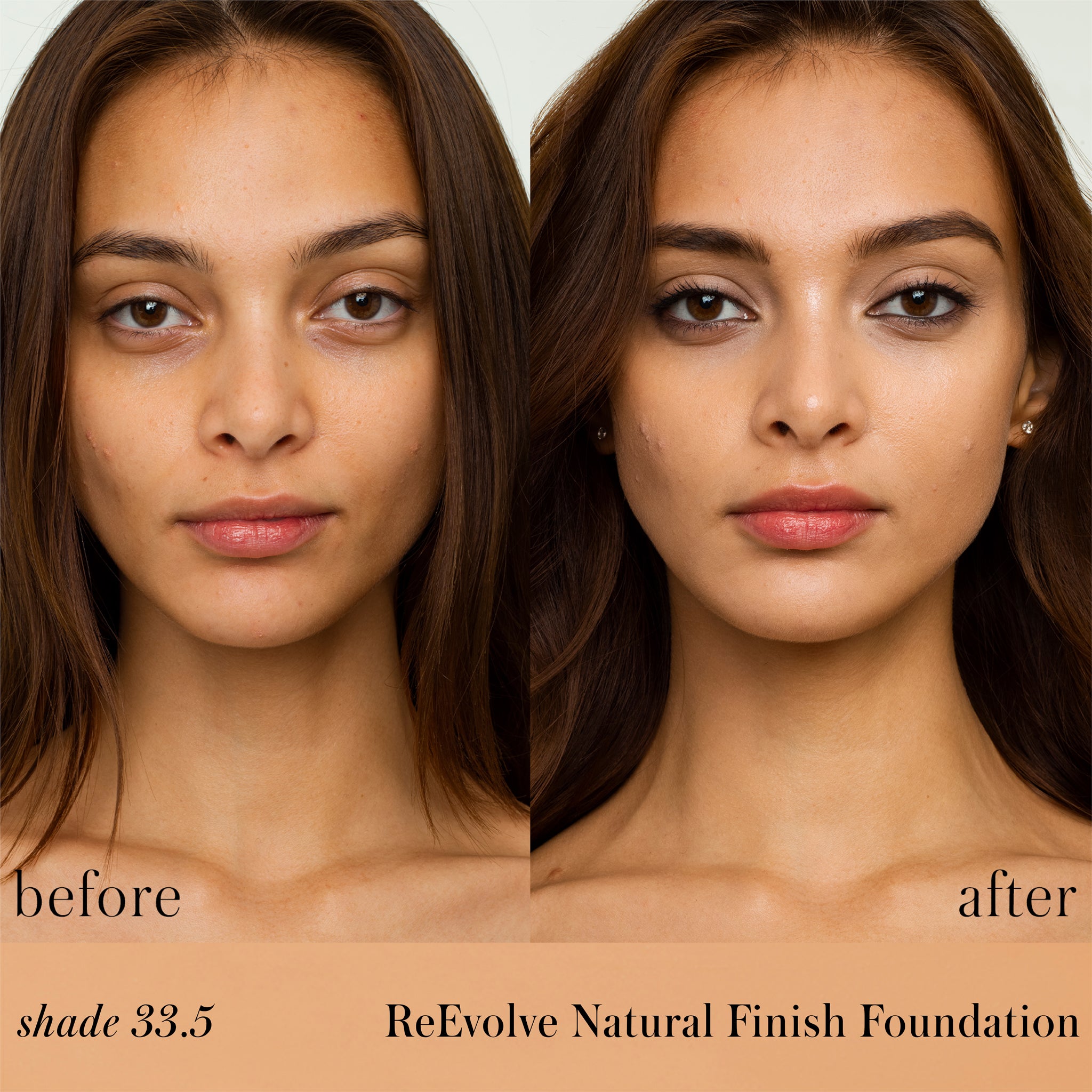 ReEvolve Natural Finish Foundation Refill - Vegan, Cruelty-Free Makeup for Flawless Coverage | Perfect for Everyday Wear & Special Occasions
