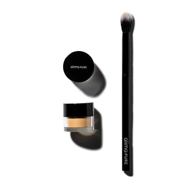 Best Highlighter Brush for Makeup - Soft Synthetic Bristles, Precise Contouring - Perfect for Highlighting Cheekbones, Nose & Brow Bones - Ideal for Professional & Everyday Makeup Looks