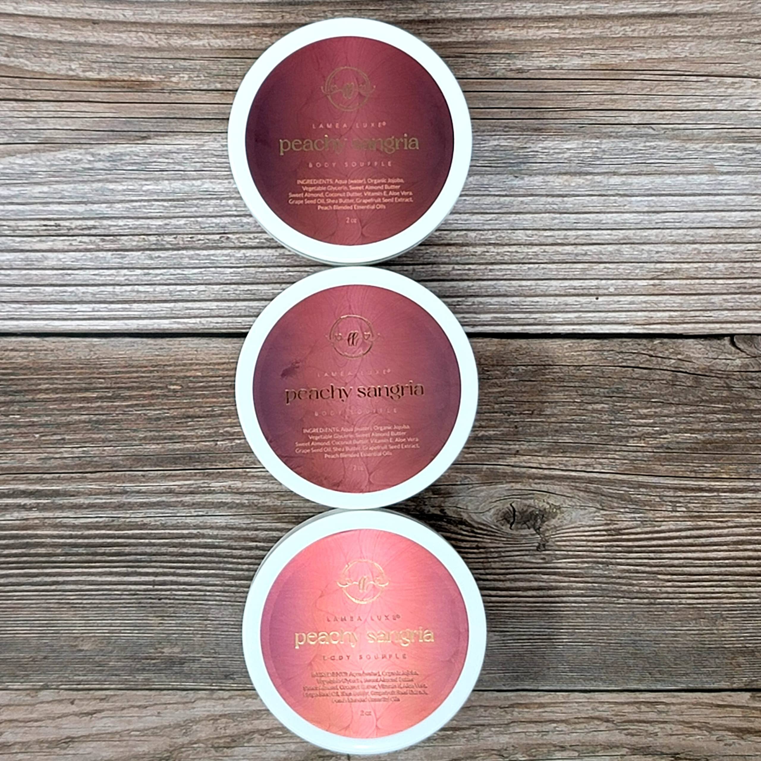 All-Natural Moisturizing Body Butter for Dry Skin - Ultra-Light Hydrating Formula with Organic Ingredients for Women & Men | Peachy Sangria Scent | Perfect for Daily Skincare, Post-Shower Hydration & Gift Giving