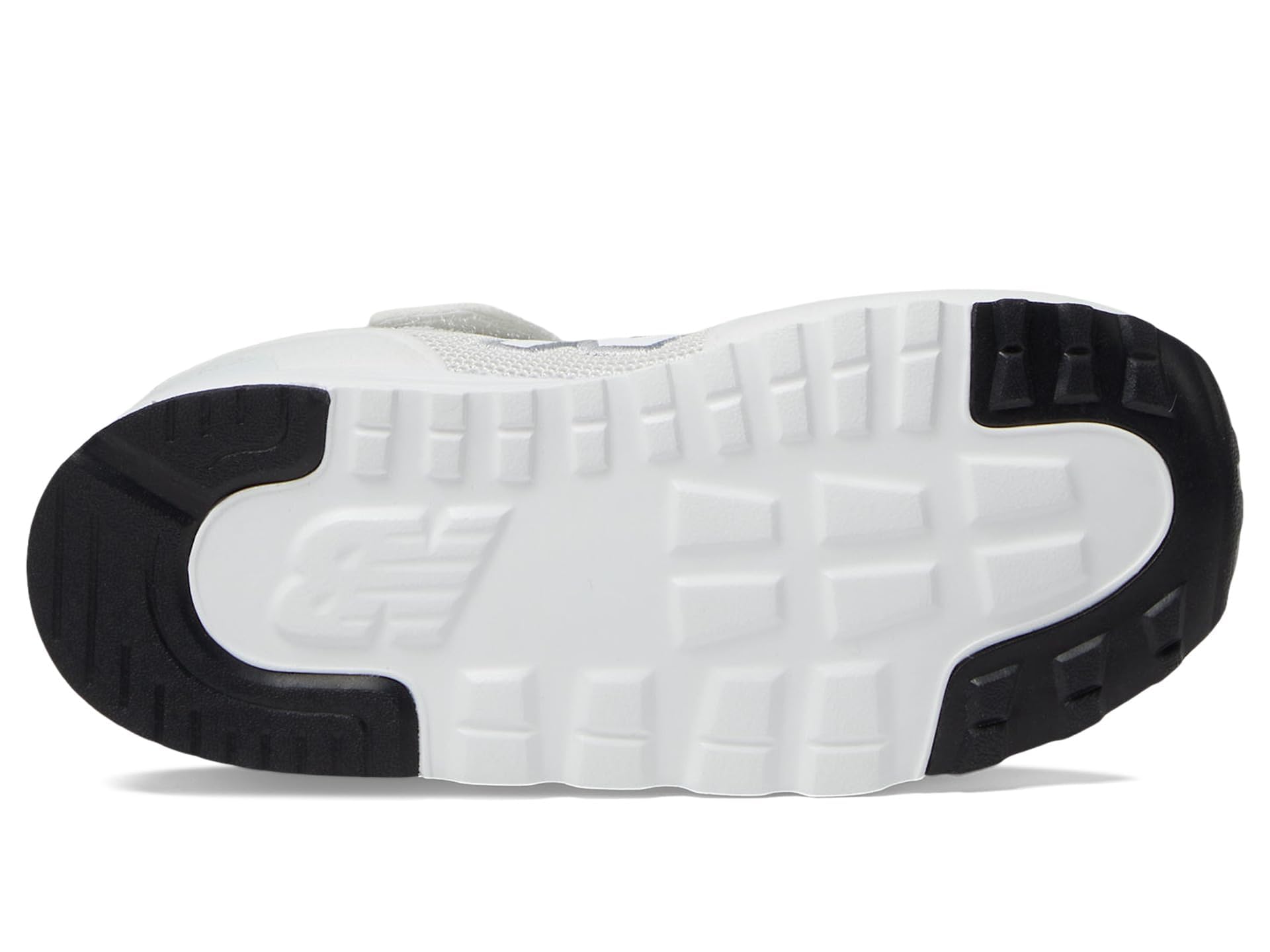 New Balance Kids 515 Hook & Loop Sneakers - Light Reflective White & Aluminum Grey | Comfortable Infant Shoes for Toddlers (Size 2W) - Perfect for Playtime, Daycare & First Walking Shoes