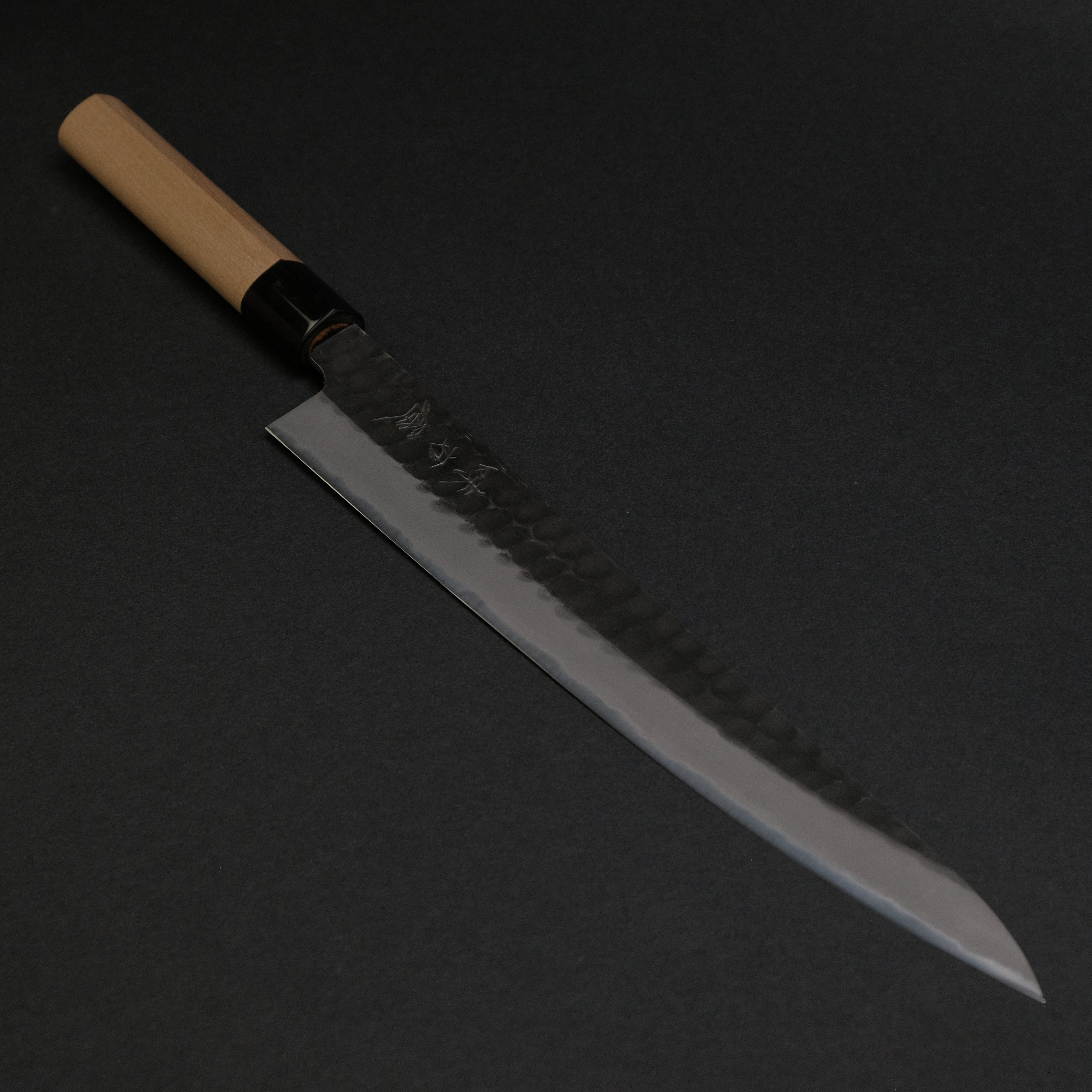 Premium Ajikataya Tsuchime White #2 Sujihiki Knife 270mm - Japanese Chef Knife with Ho Wood D-Shaped Handle - Perfect for Slicing Sashimi, Meat & Sushi Preparation