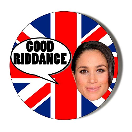 Meghan Markle Union Jack Handheld Makeup Mirror - 58mm Compact Travel Mirror for Purse, Vanity & On-the-Go Touch Ups