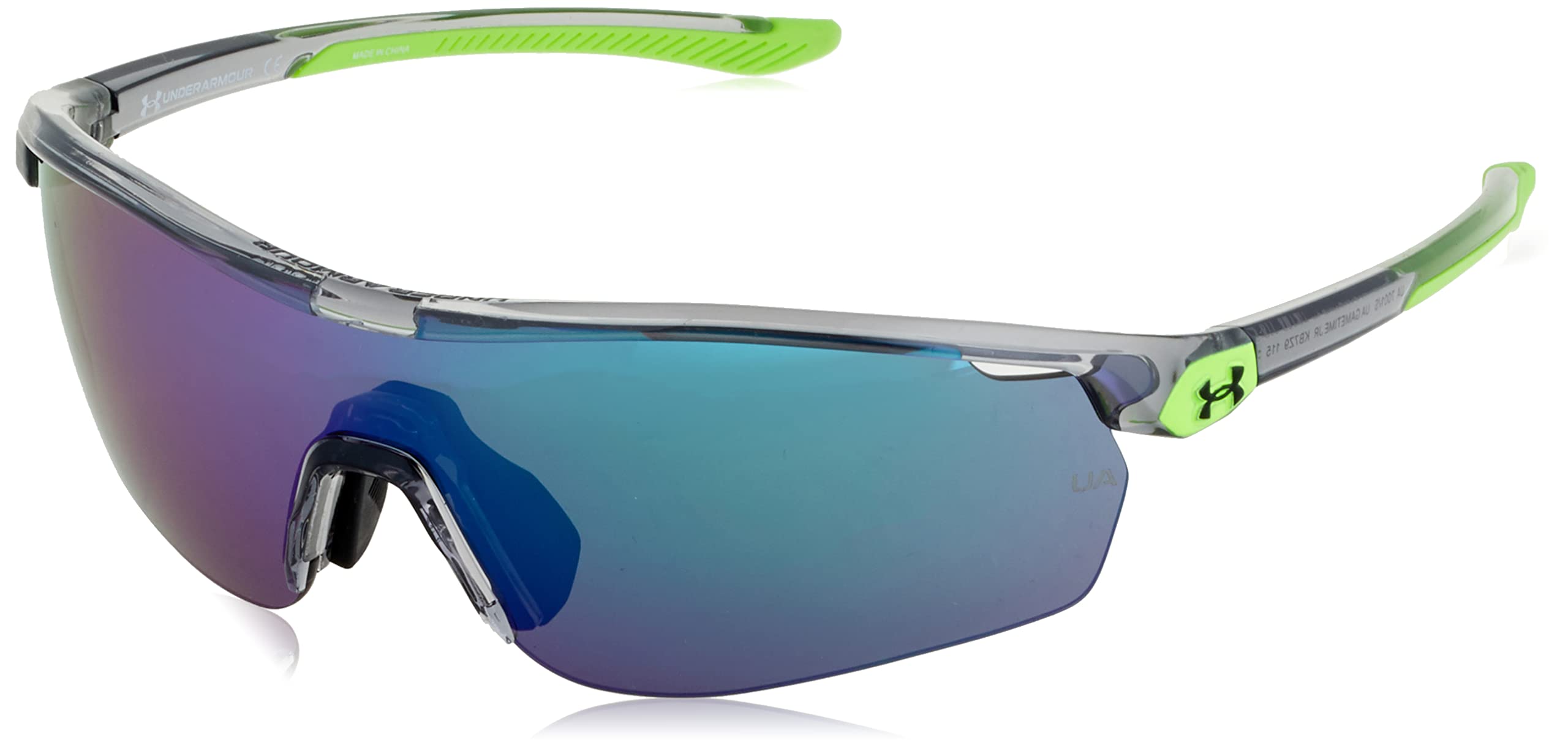 Under Armour Boys' UA Gametime Jr. Polarized Sunglasses for Kids - Youth Sports & Outdoor Activities - Baseball, Soccer, Cycling, Beach Protection