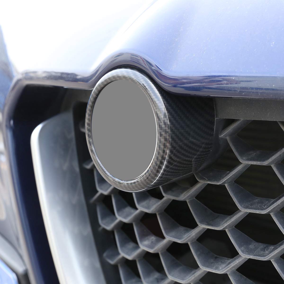 ABS Plastic Front Grill Decoration Frame Trim for Alfa Romeo Stelvio 2017-2019 | Style A | Car Exterior Accessories | Perfect for Customization & Vehicle Upgrades