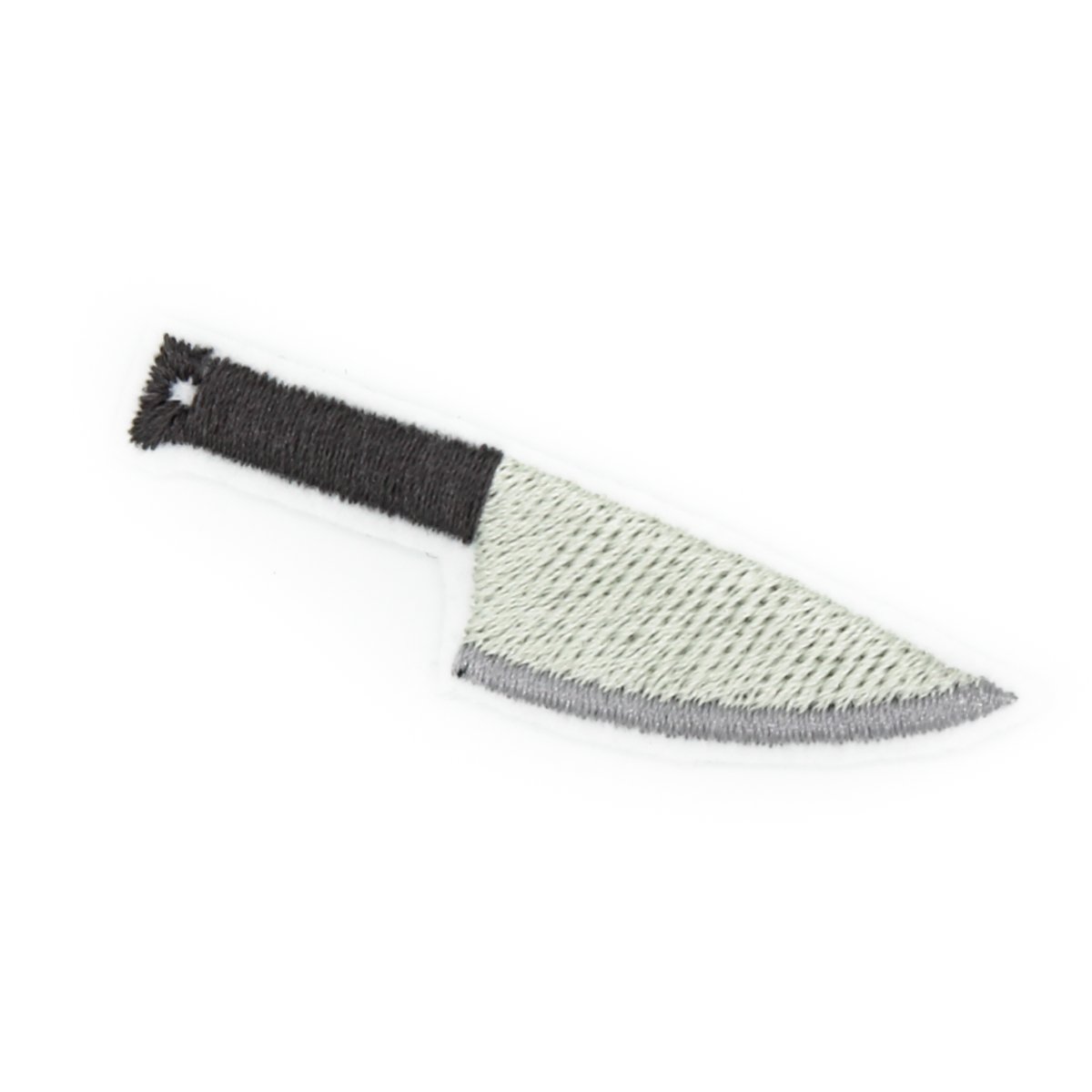 Premium Small Butcher Knife Iron-On Embroidered Patch - DIY Sewing Craft for Jackets, Hats, Bags & Denim Customization