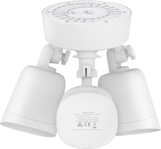 2K Floodlight Security Camera with IP66 Rating, Outdoor Wired Surveillance, Works with Amazon Alexa & Google Assistant, 2500 Lumens, 5000K Daylight - Ideal for Home Security, Backyard Monitoring & Smart Lighting Control