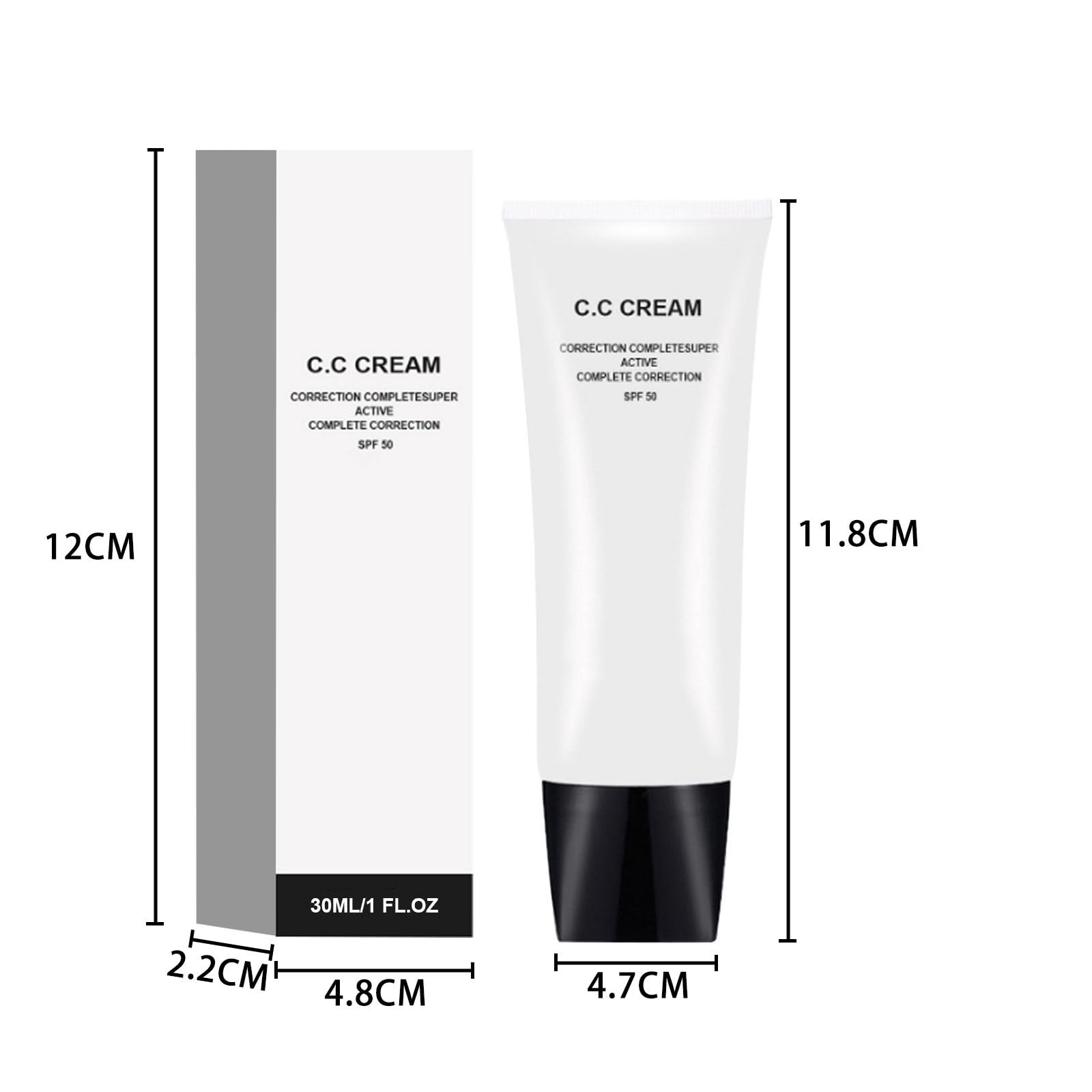 Perbella CC Cream for Mature Skin - Self Adjusting, Tone Correcting Foundation with SPF - Anti-Aging & Hydrating Makeup for Older Women (Natural Shade) | Perfect for Daily Wear, Special Occasions & Flawless Coverage