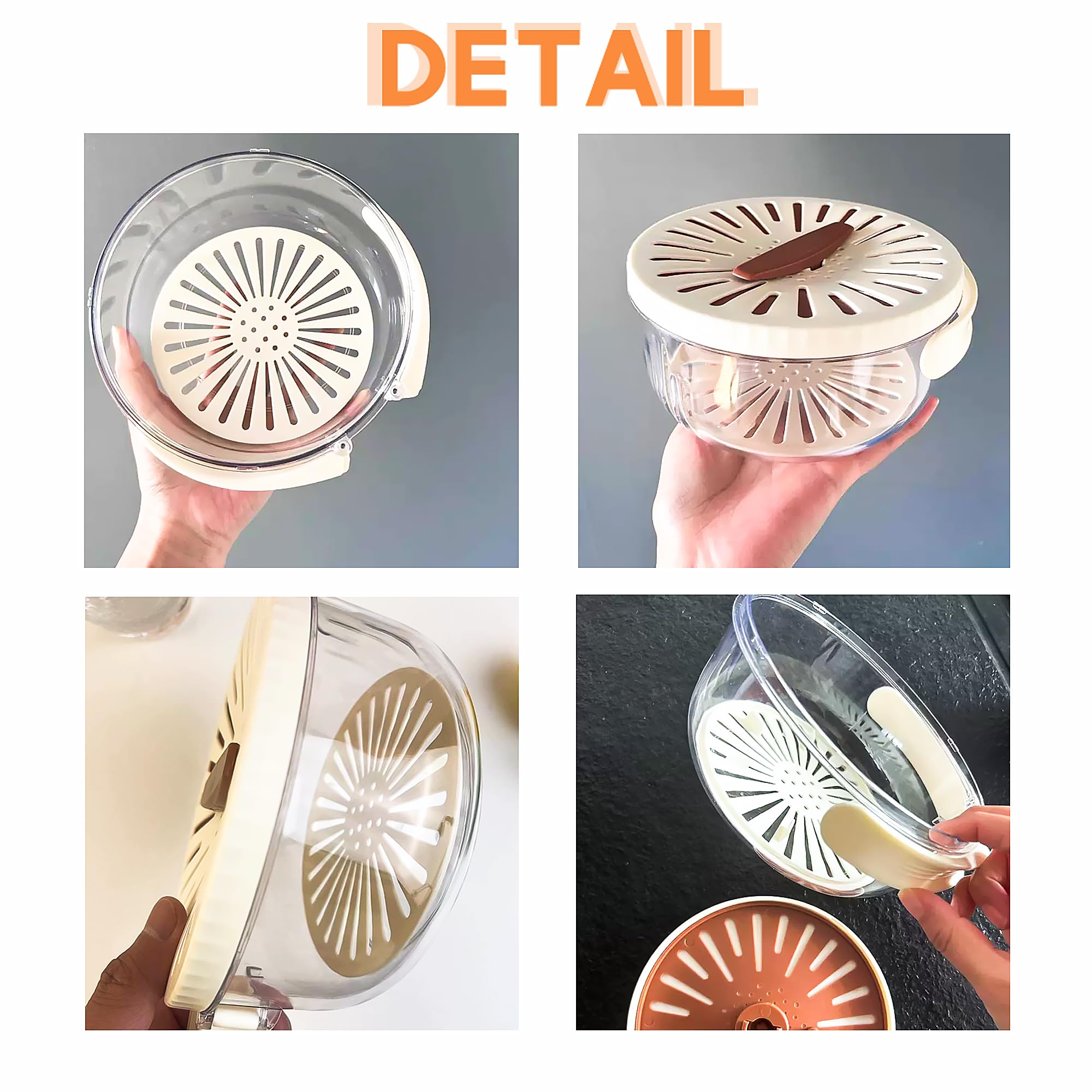 2-in-1 Fruit and Vegetable Washing Bowl with Strainer & Drainer - Kitchen Colander Basket with Handle for Efficient Produce Cleaning - Perfect for Washing Berries, Salad Greens, and Fresh Vegetables
