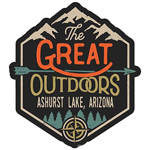 Ashurst Lake Arizona The Great Outdoors Design 4-Inch Fridge Magnet - Perfect for Refrigerators, Lockers & Office Decor