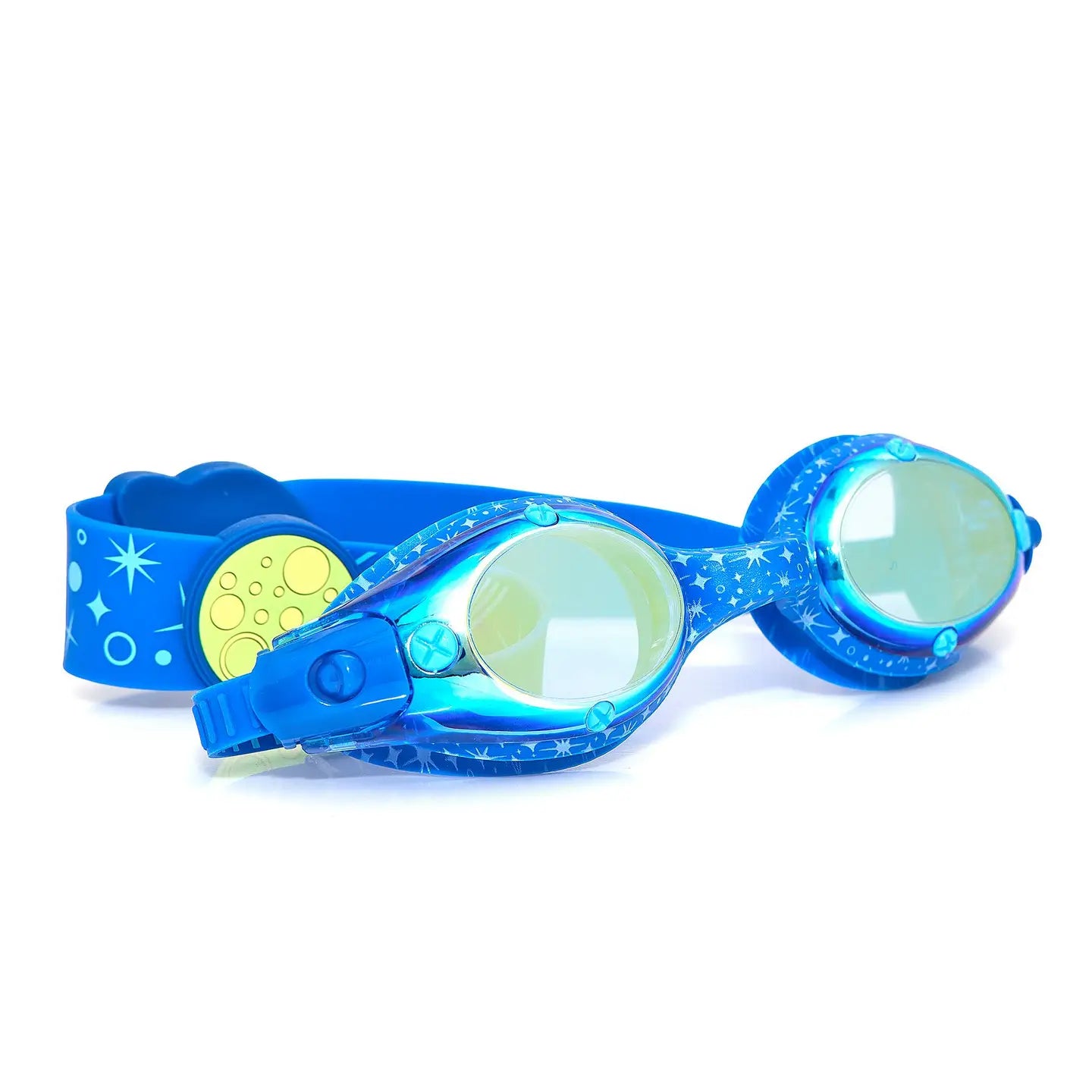 Bling2O Solar System Blue Moon Swim Goggles - UV Protection, Anti-Fog for Outdoor Swimming, Snorkeling & Water Sports
