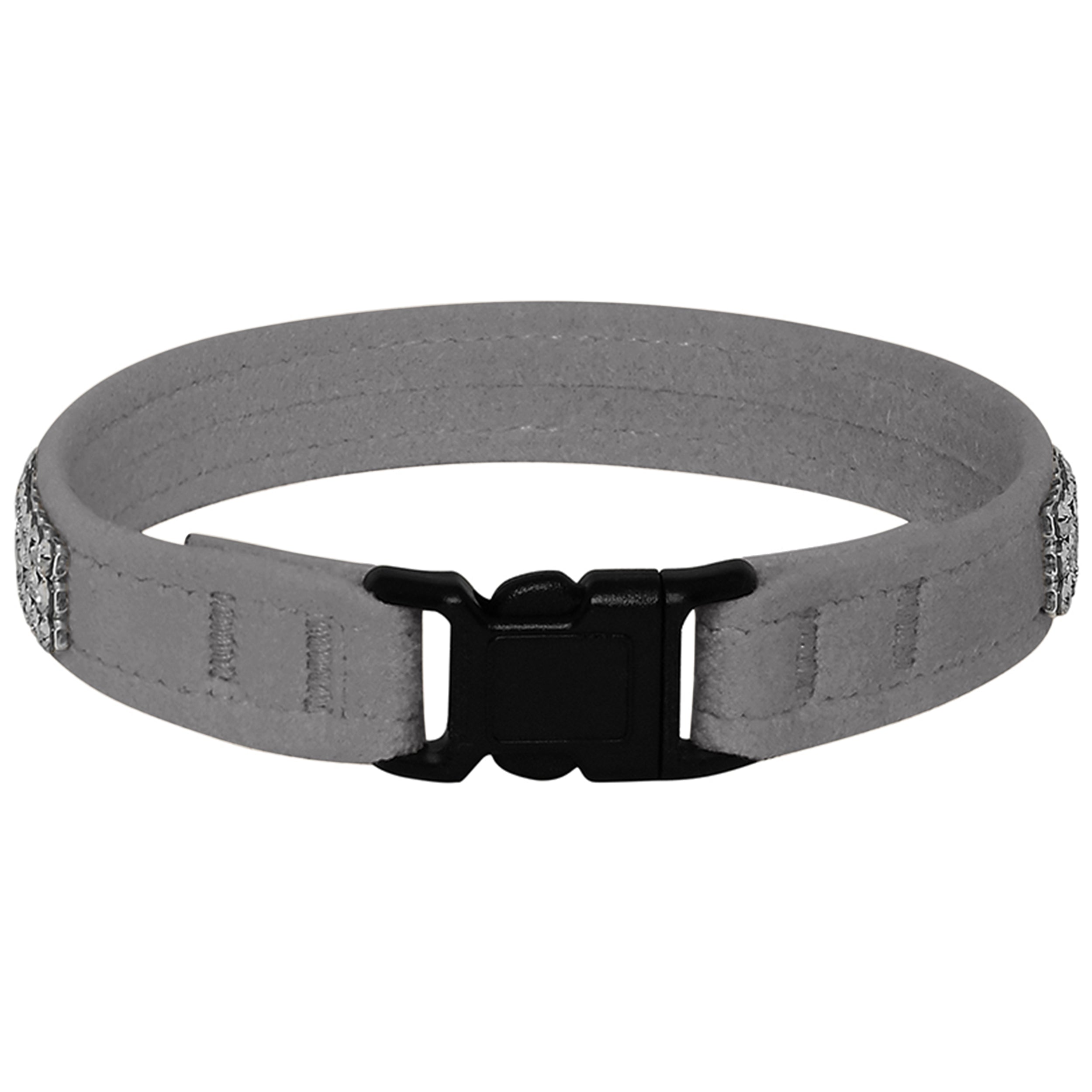 3 Row Giltmore 1/2 Breakaway Cat Collar - Adjustable Safety Collar for Cats with Bell - Perfect for Indoor & Outdoor Use, Pet Identification & Fashion Accessory