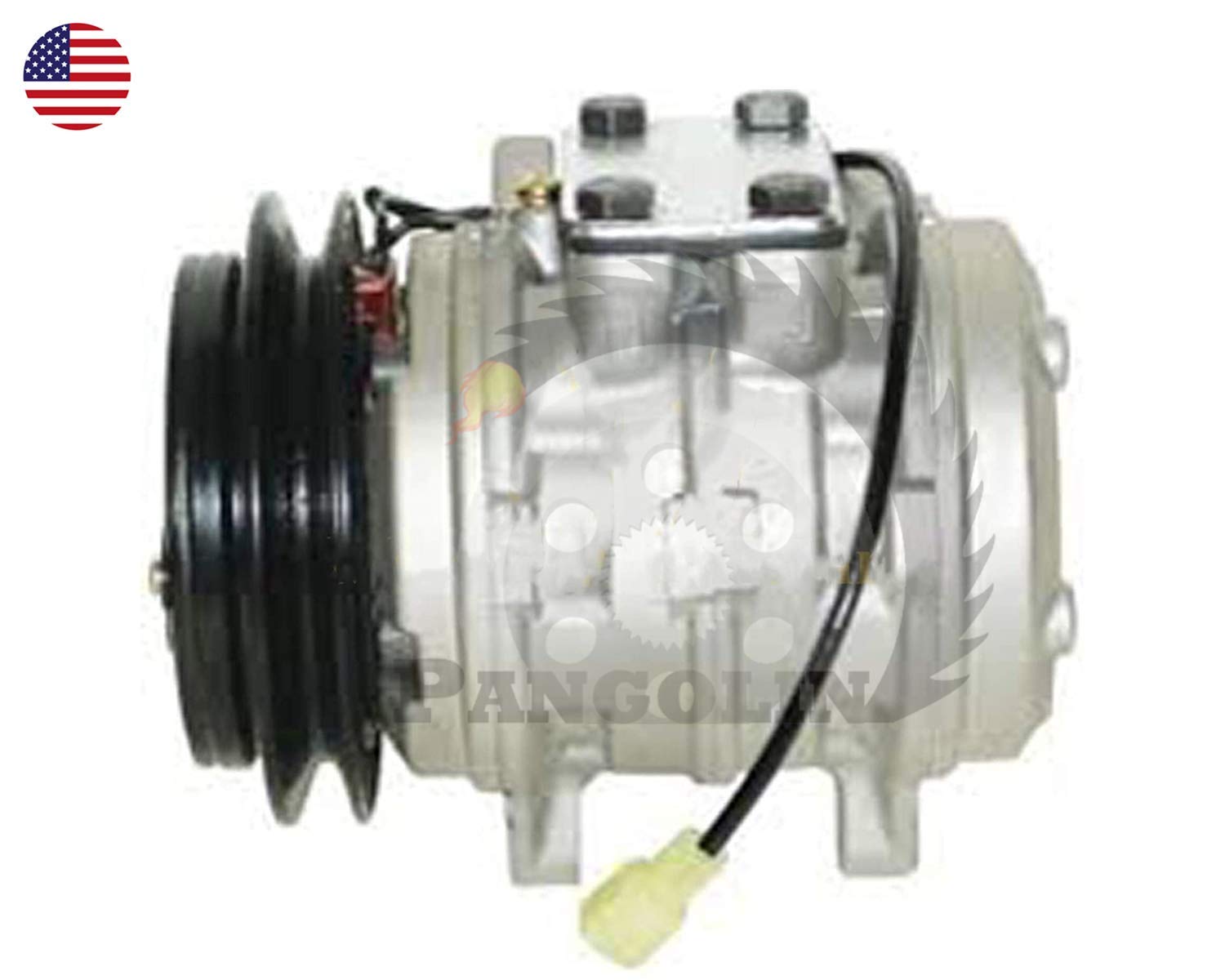 Kubota M8200-CAB M8200DT-CAB M8200SDTN AC Compressor with Clutch Assembly - Replacement Air Conditioner Compressor for Tractors - 3 Month Warranty - Perfect for Kubota Tractor Air Conditioning System Repair & Maintenance