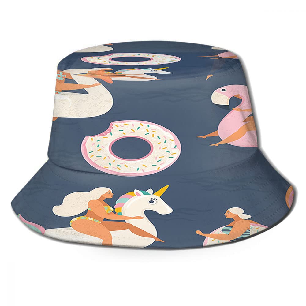 Stylish Red Japanese Torii Bucket Hat - UV Protection Sun Hat for Women & Men, Breathable Fisherman Hat for Beach, Travel, Outdoor Activities | Packable Unisex Summer Accessory