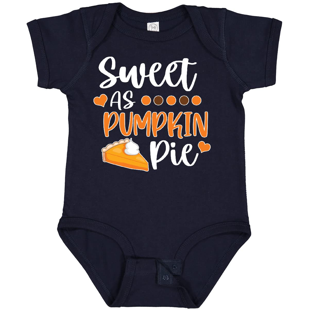 Inktastic Thanksgiving Sweet As Pumpkin Pie Baby Bodysuit - Cute Holiday Outfit for Infants & Toddlers - Perfect for Family Gatherings, Photo Shoots & Fall Festivals