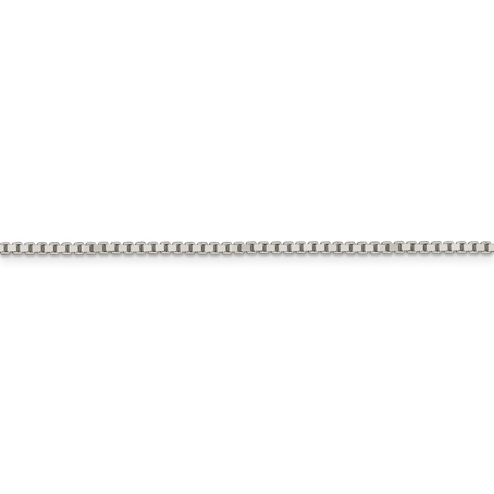 925 Sterling Silver 1.75mm Box Chain Necklace with Lobster Clasp - Dainty Minimalist Jewelry for Women, Gift for Her, Everyday Wear & Special Occasions