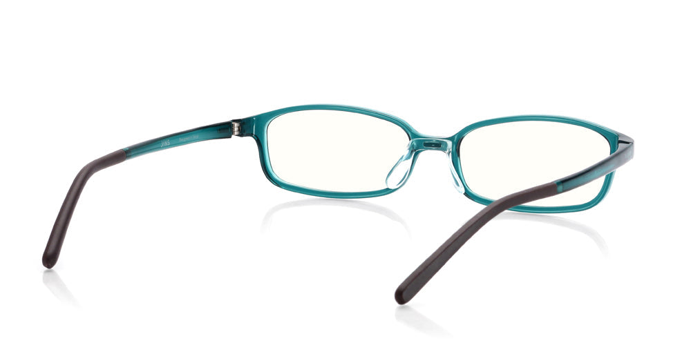 JINS SCREEN Boxed U101 Bluegreen 48 - Blue Light Blocking Glasses for Digital Eye Strain Relief | Perfect for Office Work, Gaming & Screen Time