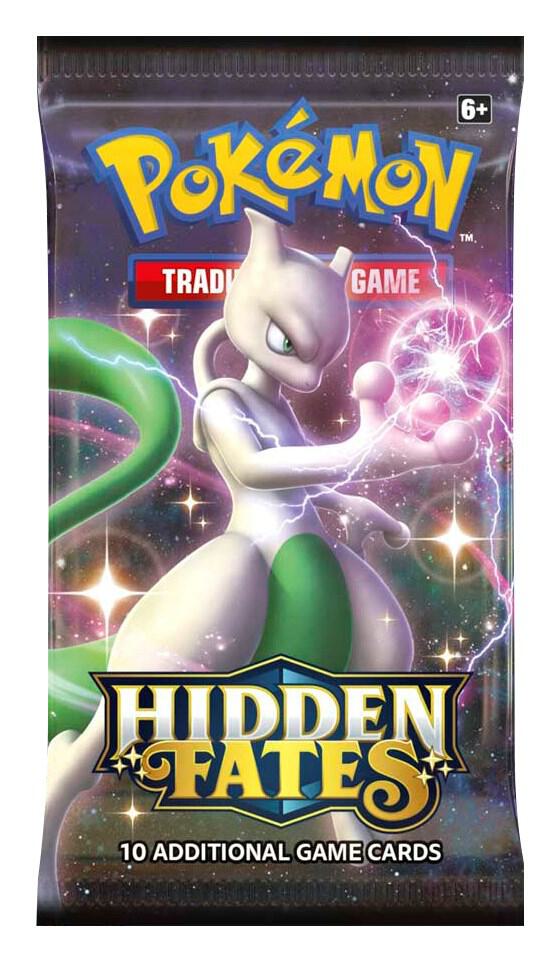 Hidden Fates Pokémon TCG Booster Pack - 10 Random Cards for Collectors & Battles | Perfect for Trading, Gaming & Display