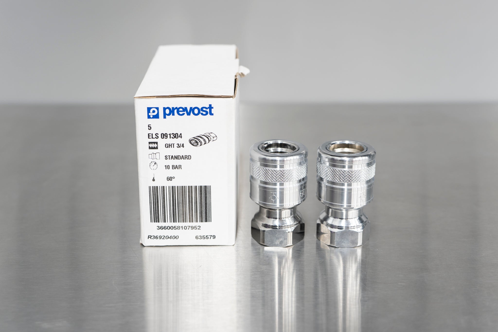 Premium Prevost Chrome Plated 3/4