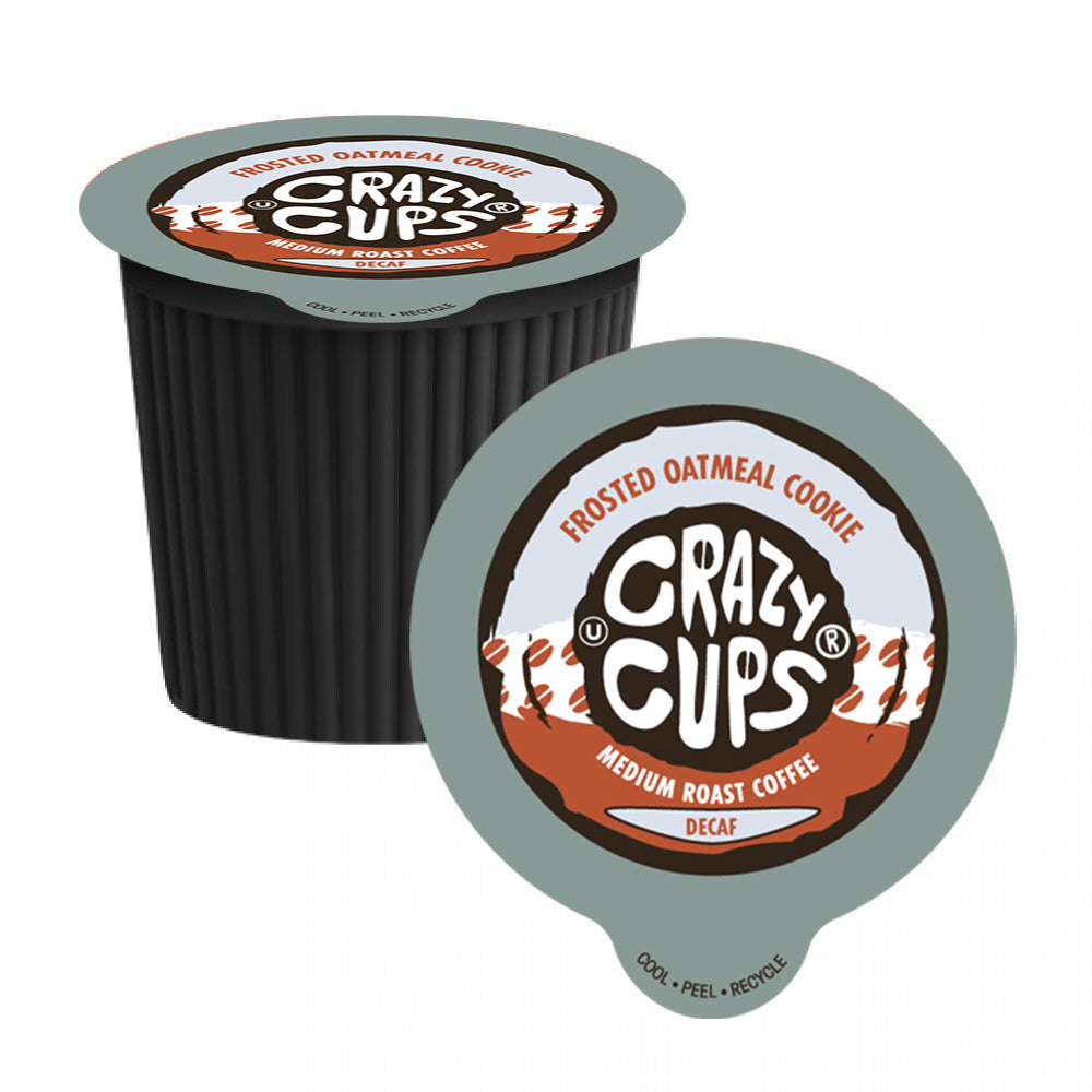 Decaf Frosted Oatmeal Cookie Single Serve Coffee Pods - 22 Pack | K-Cup Compatible | Perfect for Office, Home & Gifts | Rich Flavor & Aroma