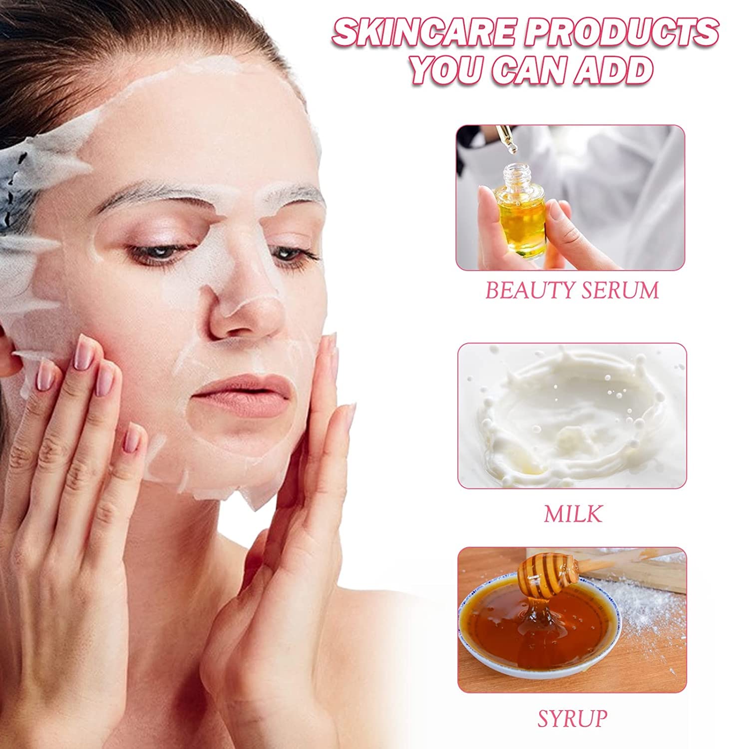 **80-Piece Compressed Magic Facial Tablets | Reusable Face Tissue Napkin & Paper Mask for Men & Women | Travel, Spa & Daily Skincare (Pack of 80)**