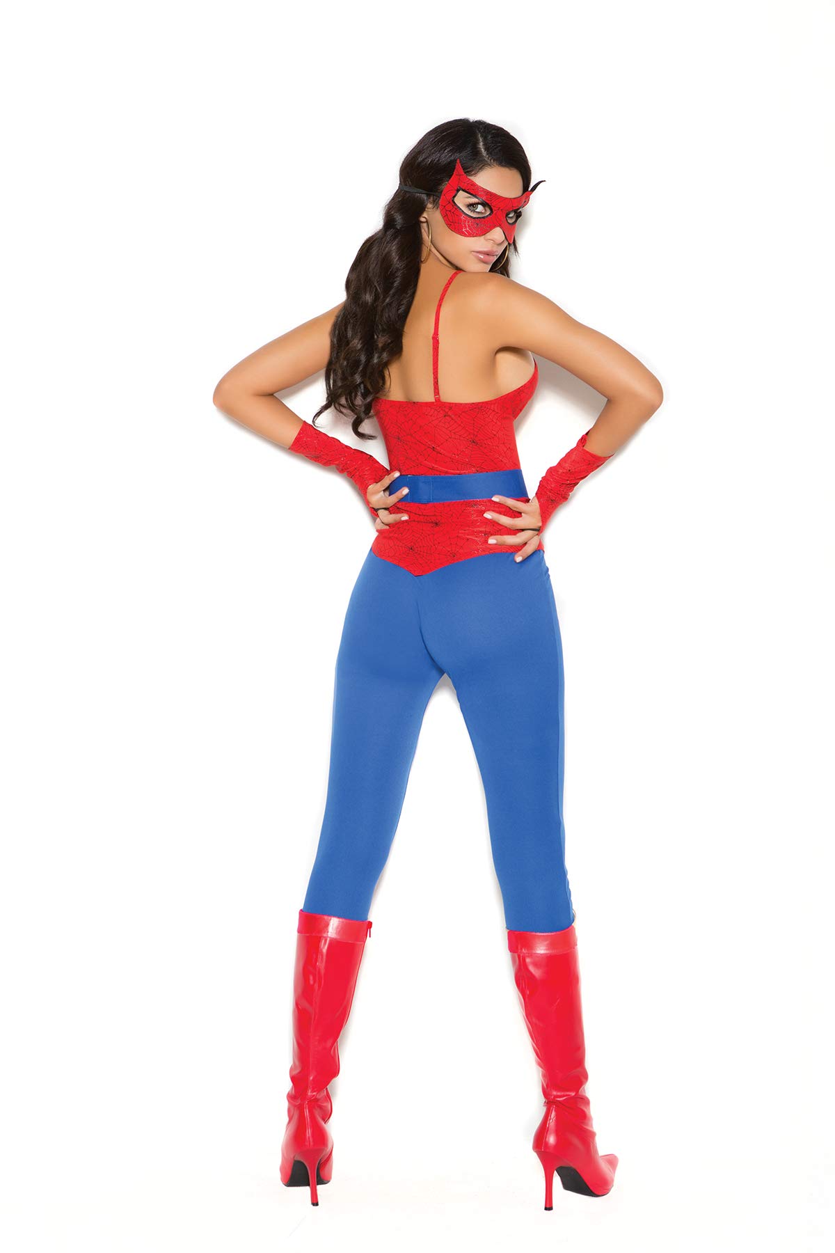 Spider Web Masked Superhero Action Figure Costume Set for Kids - Halloween Dress Up, Cosplay, and Role Play Fun