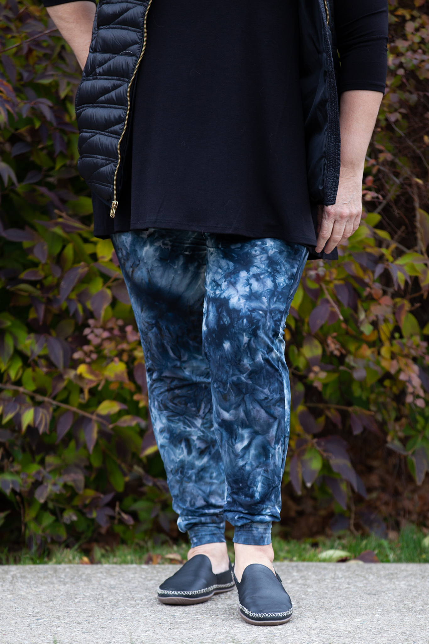 Ocean Tie Dye Joggers for Women - Soft Comfortable Lounge Pants - Plus Size Casual Wear for Yoga, Running & Home Relaxation