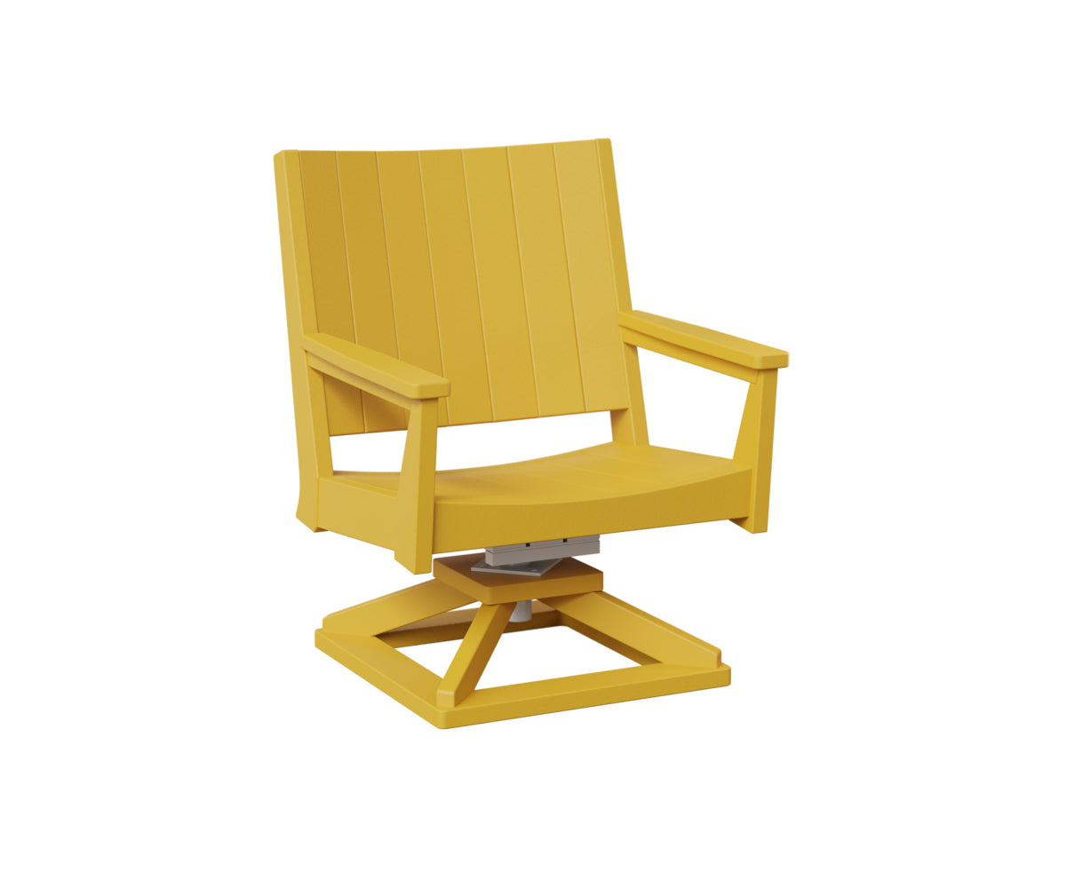 Berlin Gardens Mayhew Chat Swivel Rocker - Outdoor Patio Conversation Chair with Comfortable Cushions for Porch, Deck, or Garden Relaxation