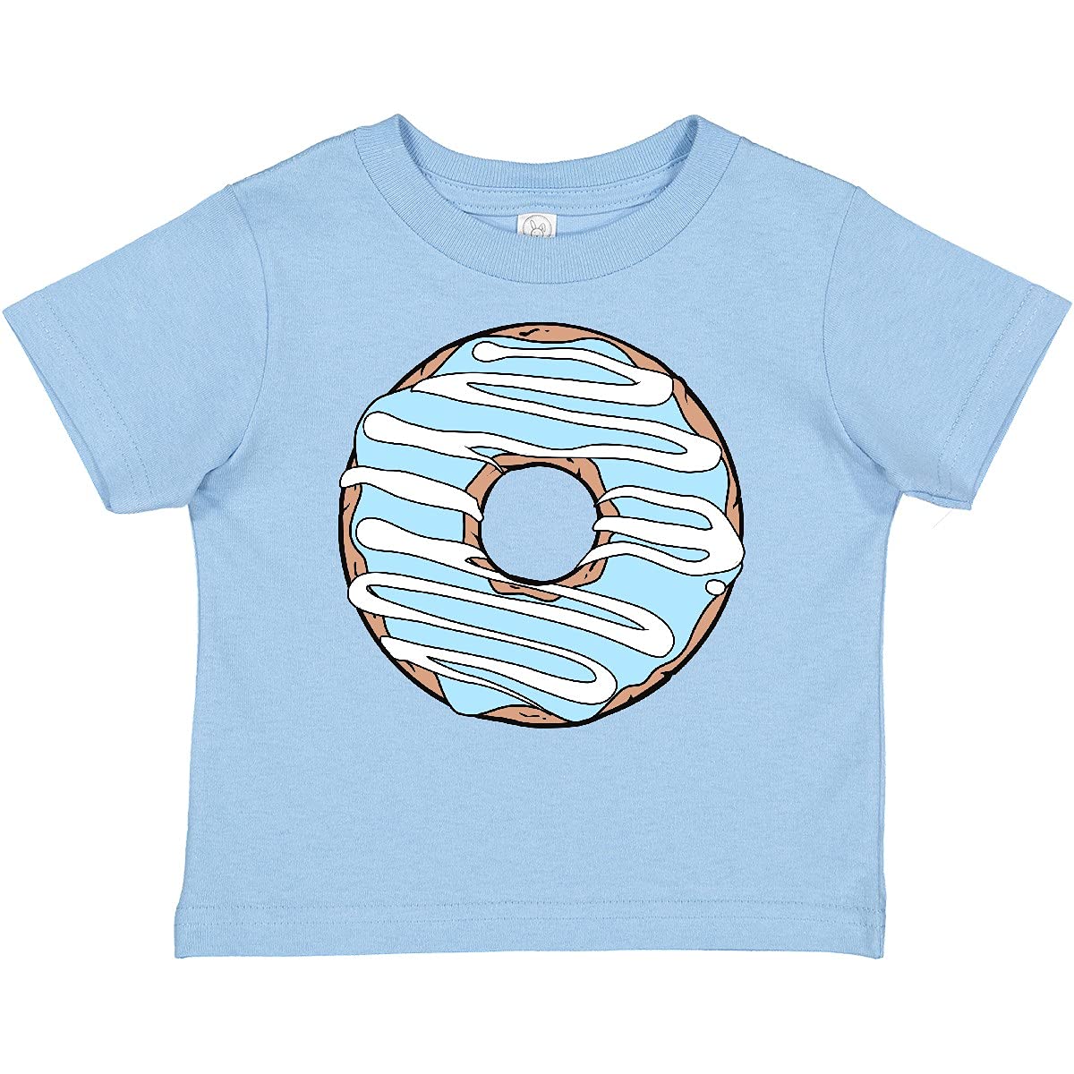 Inktastic Blue Donut Doughnut Frosting Baby T-Shirt - Cute Iced Donut Graphic Tee for Toddlers & Infants - Perfect for Birthday Parties, Photo Shoots & Casual Outings