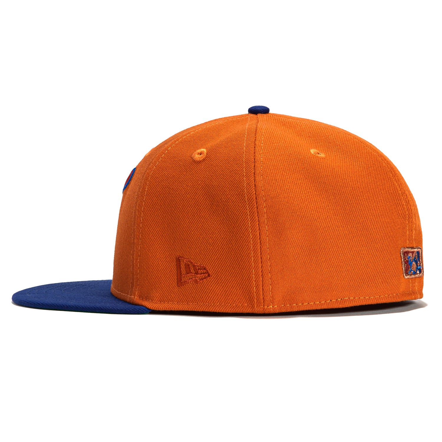 New Era 59Fifty MLB Butte Copper Kings Snapback Baseball Cap - Burnt Orange & Royal Blue - Adjustable Fit for Men & Women - Perfect for Baseball Games, Streetwear Fashion & Sports Fans