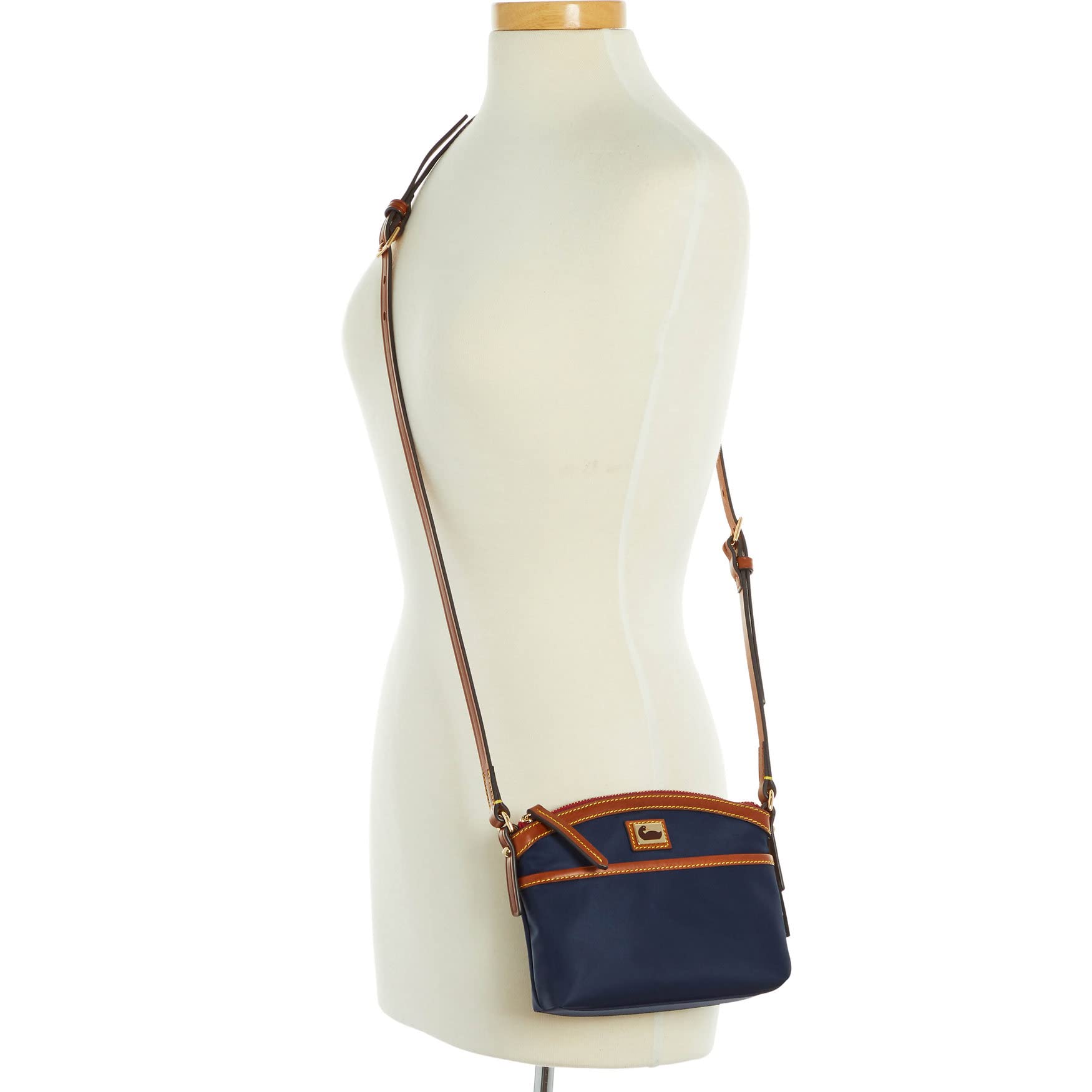 Dooney & Bourke Women's Domed Crossbody Handbag - Stylish Leather Purse for Everyday Use | Perfect for Work, Travel & Shopping