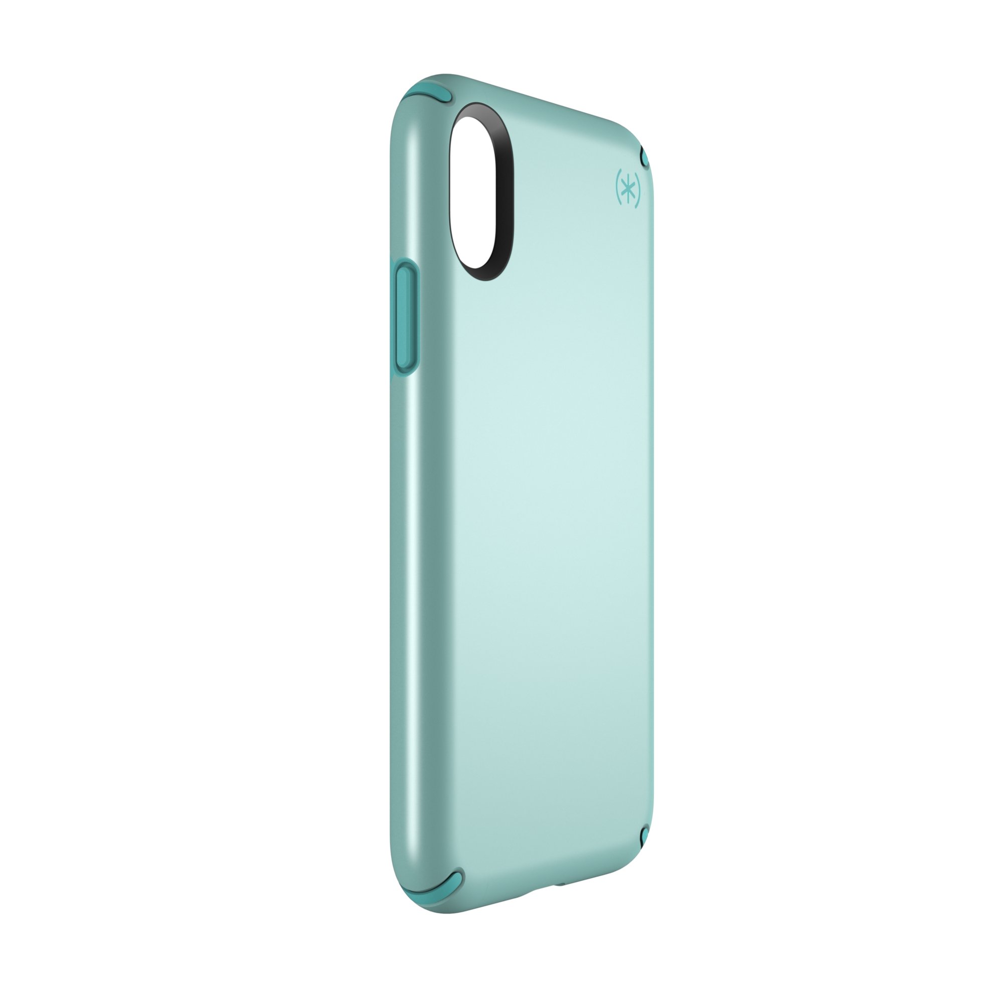 Speck Presidio Metallic iPhone XS/X Case - Peppermint Green & Jewel Teal | Slim Protective Cover with Military-Grade Drop Protection | Perfect for Everyday Use, Travel & Outdoor Activities