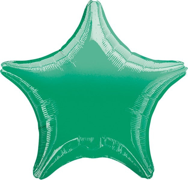 45cm Standard Star XL Metallic Green Balloon - Perfect for Birthday Parties, Baby Showers & Holiday Decorations
