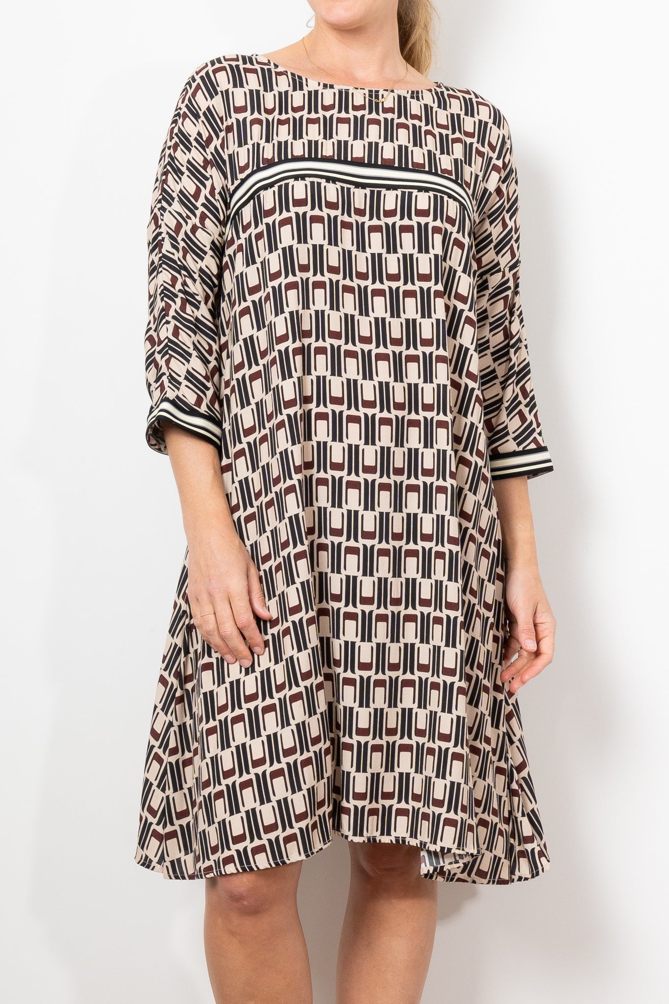 Trelise Cooper Swing Geometric Dress - Women's Flowy A-Line Dress with Unique Print | Perfect for Parties, Weddings & Special Occasions